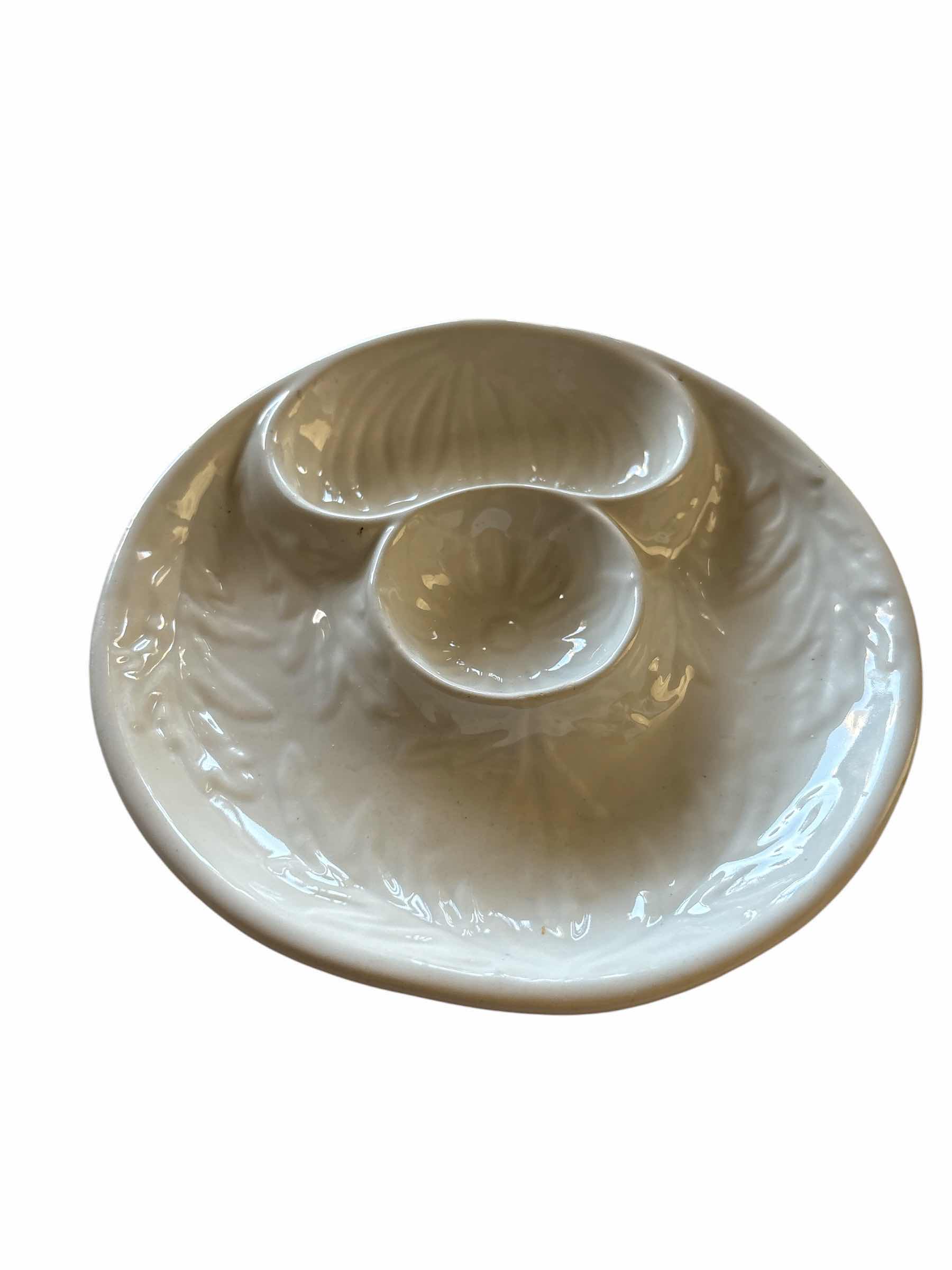 Photo 1 of (3)PCS CERAMIC ARTICHOKE PLATES 9”