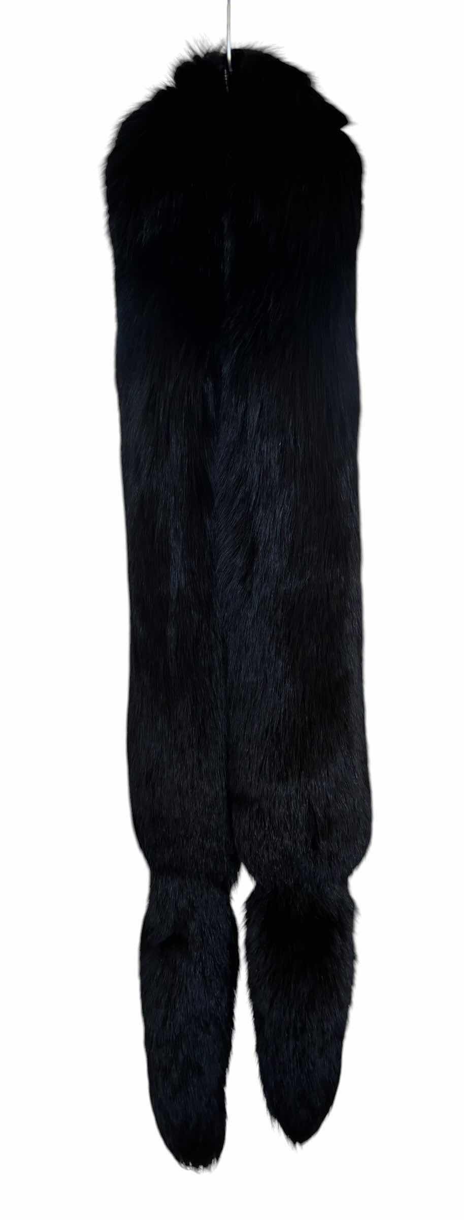 Photo 1 of BLACK FOX FUR BOA STOLE