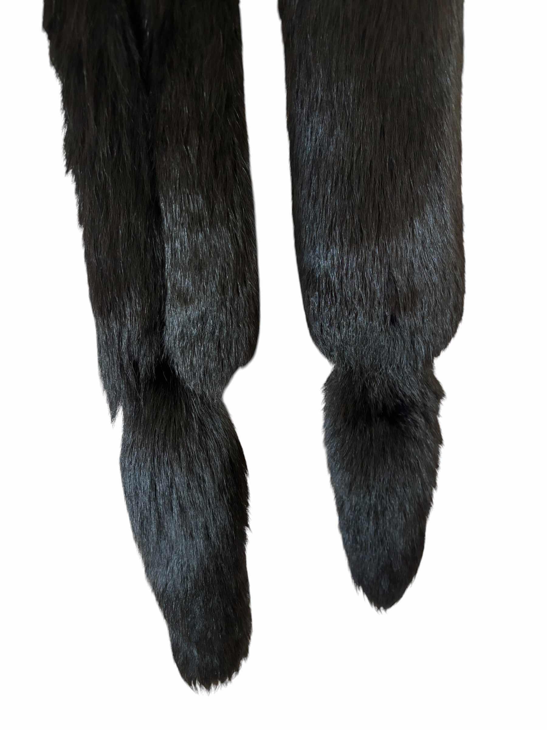 Photo 1 of BLACK FOX FUR BOA STOLE