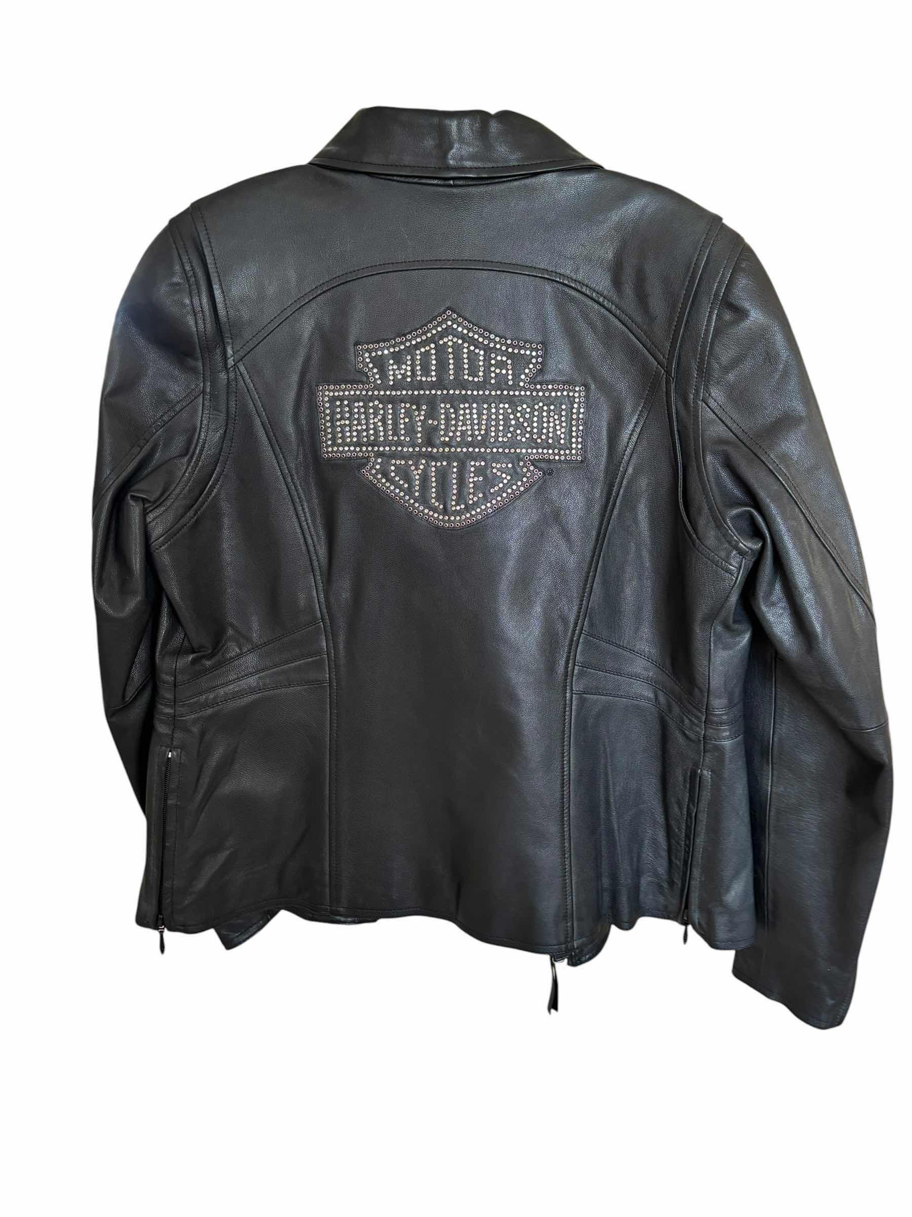 Photo 1 of HARLEY DAVIDSON LEATHER MOTORCYCLE JACKET SIZE L