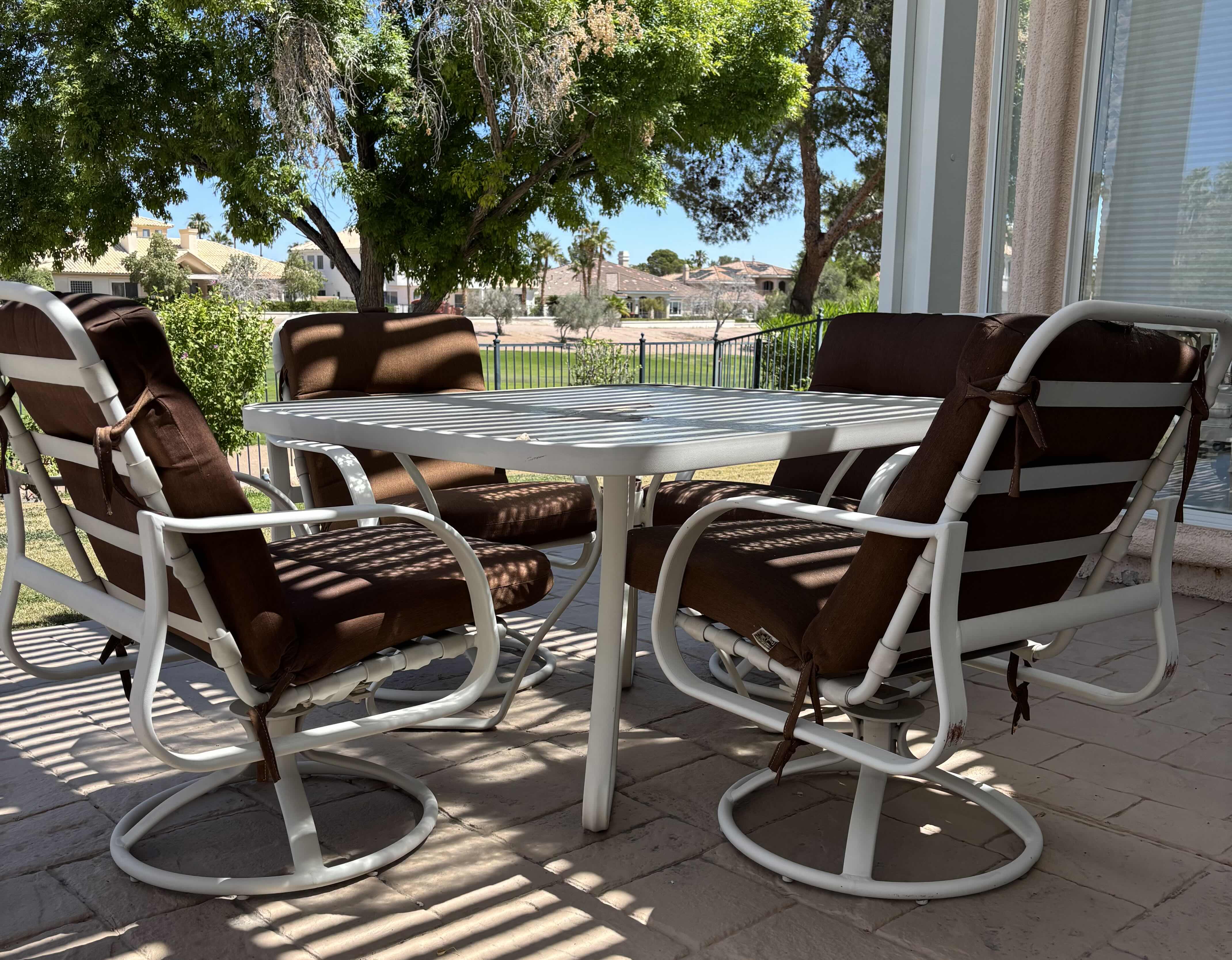Photo 1 of PATIO SET WITH 4 CHAIRS