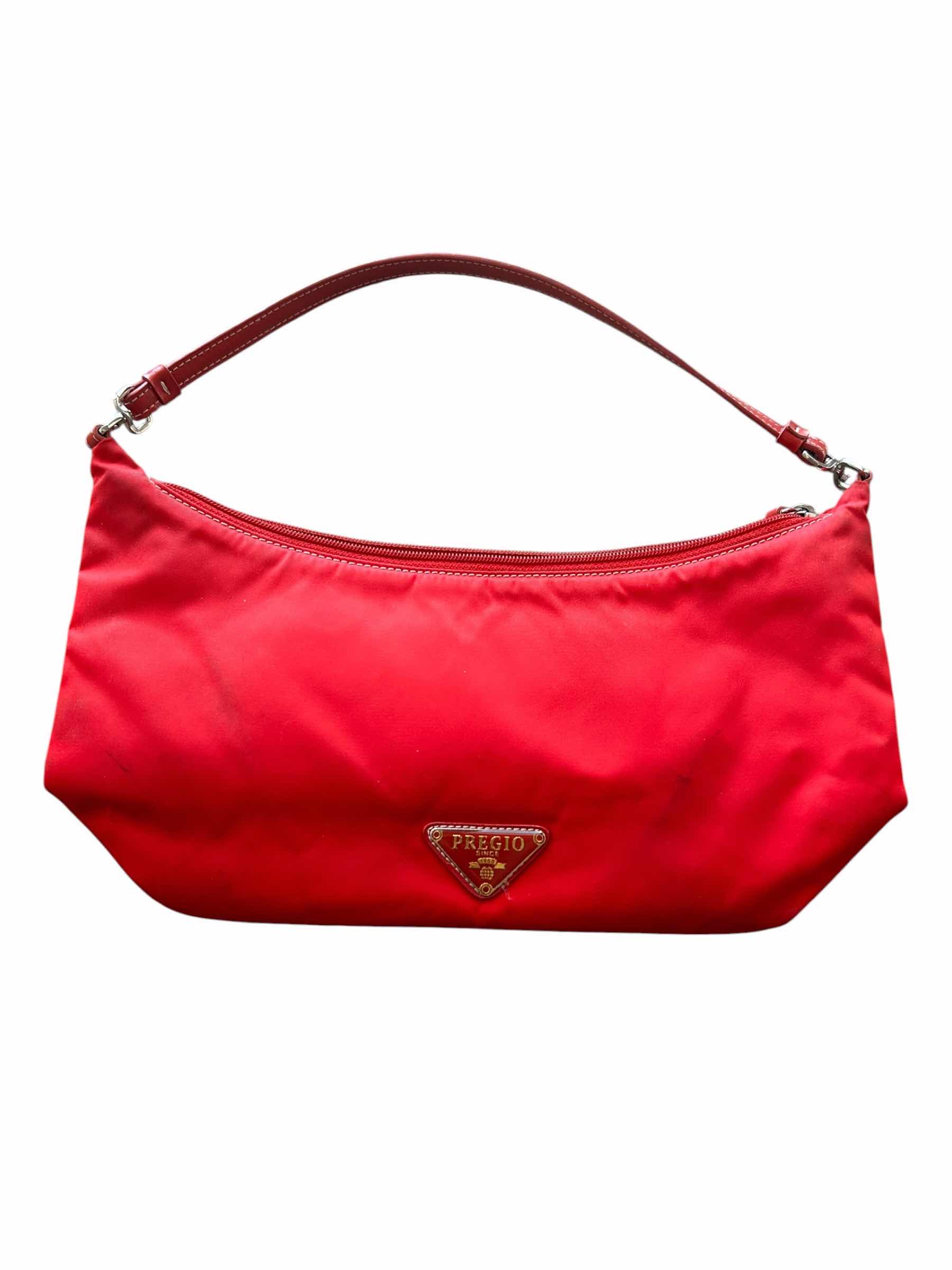 Photo 1 of RED PREGIO TESSUTO MINI HOBO SHOULDER BAG (AUTHENTICITY NOT VERIFIED)