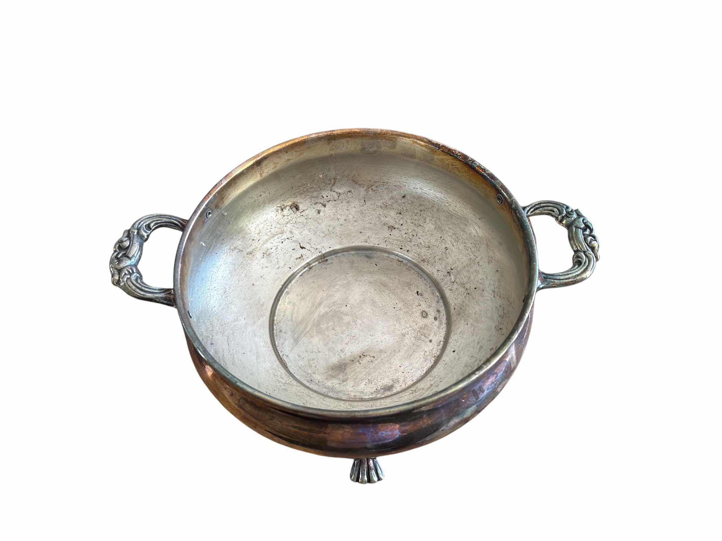 Photo 1 of VINTAGE SILVER-PLATED CASSEROLE DISH H5”