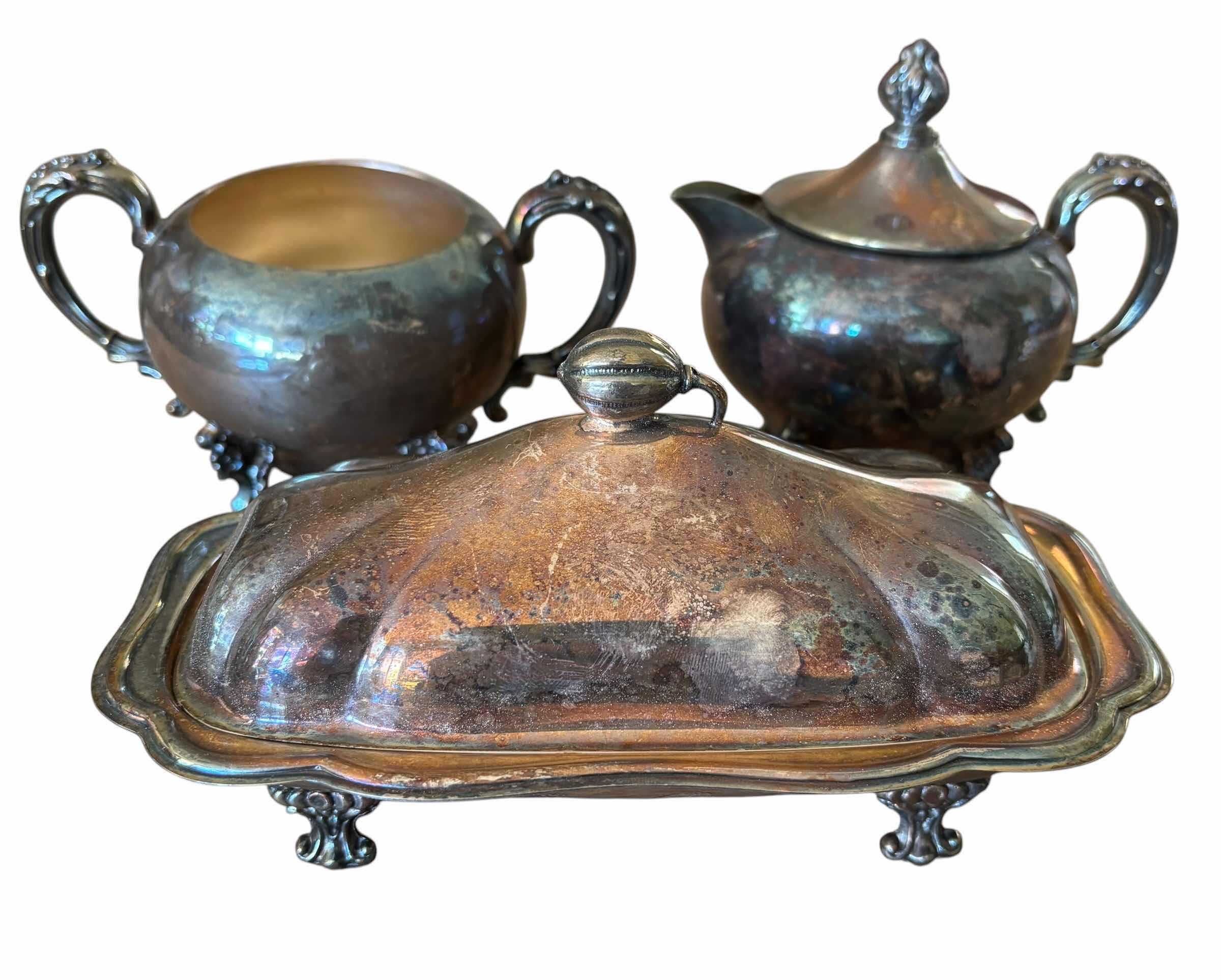 Photo 1 of SILVER SERVICE ITEMS (3)