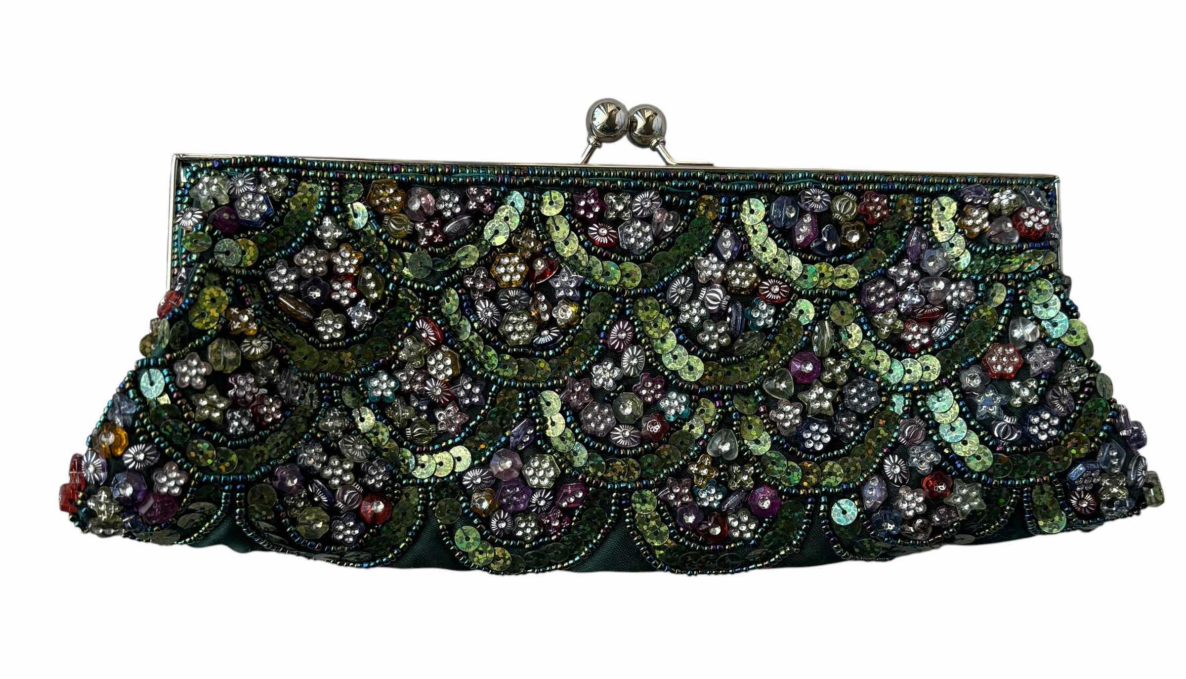Photo 1 of VINTAGE BEADED EVENING CLUTCH PURSE
