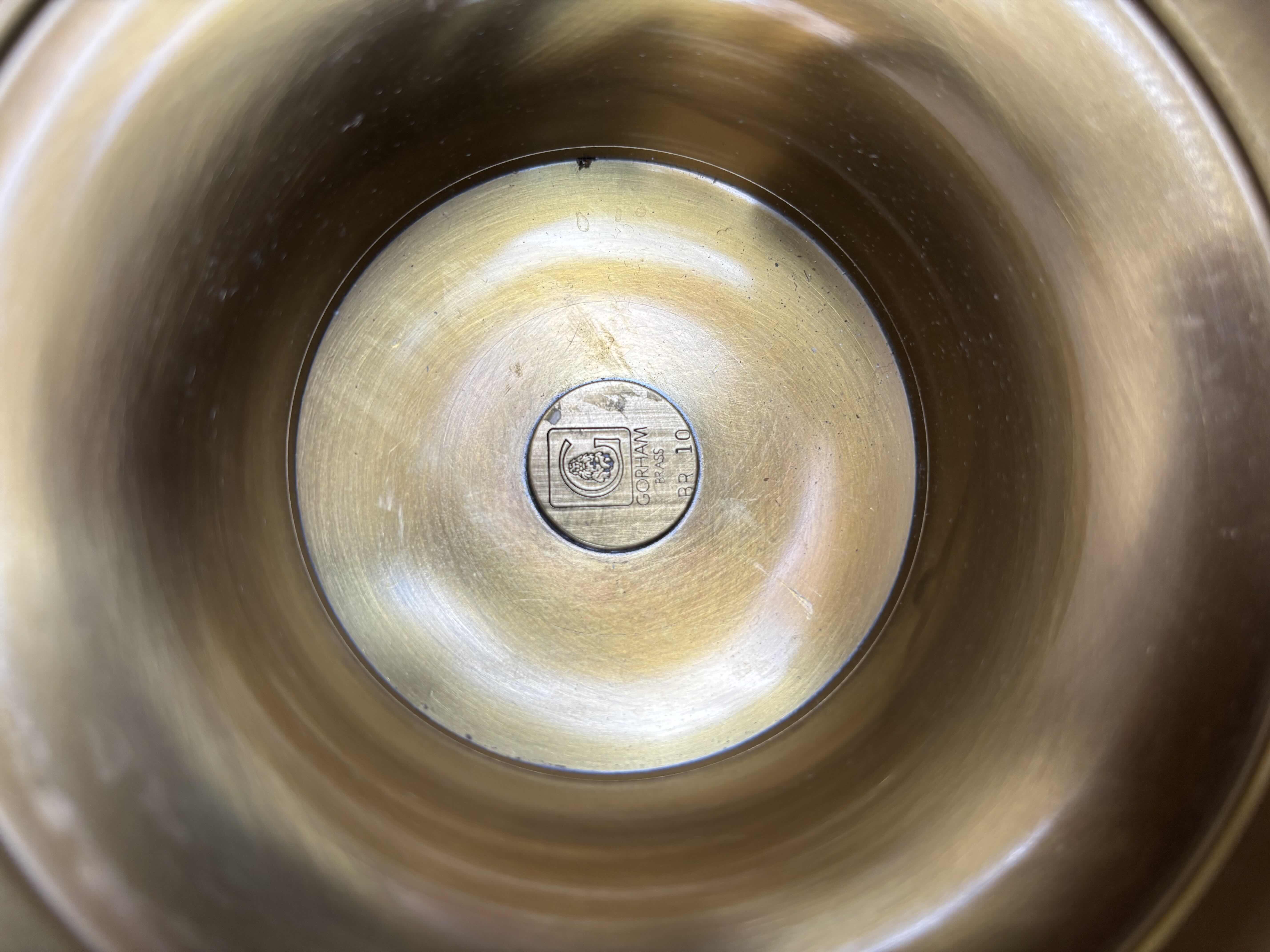Photo 1 of GORHAM BRASS CANDLE HOLDER H9”