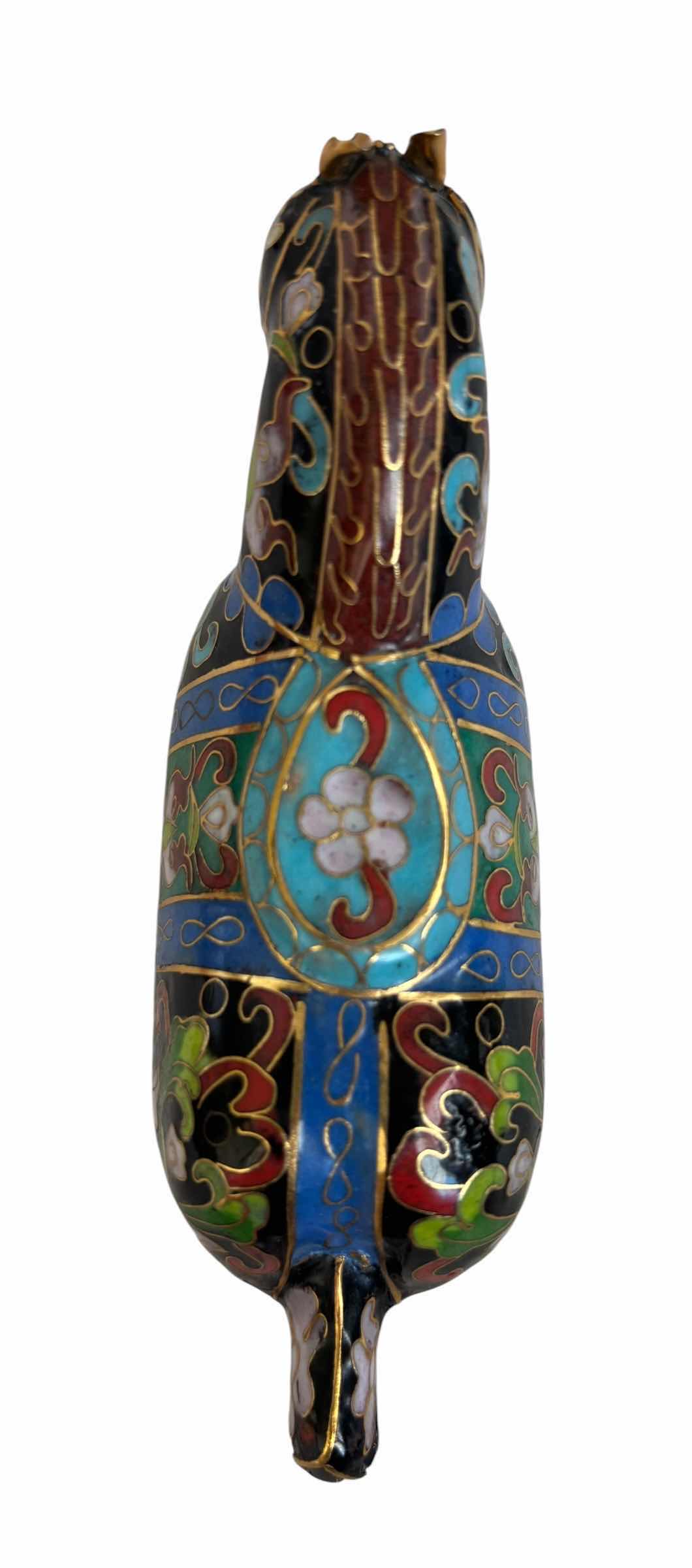 Photo 1 of CHINESE CLOISONNÉ HORSE H4”