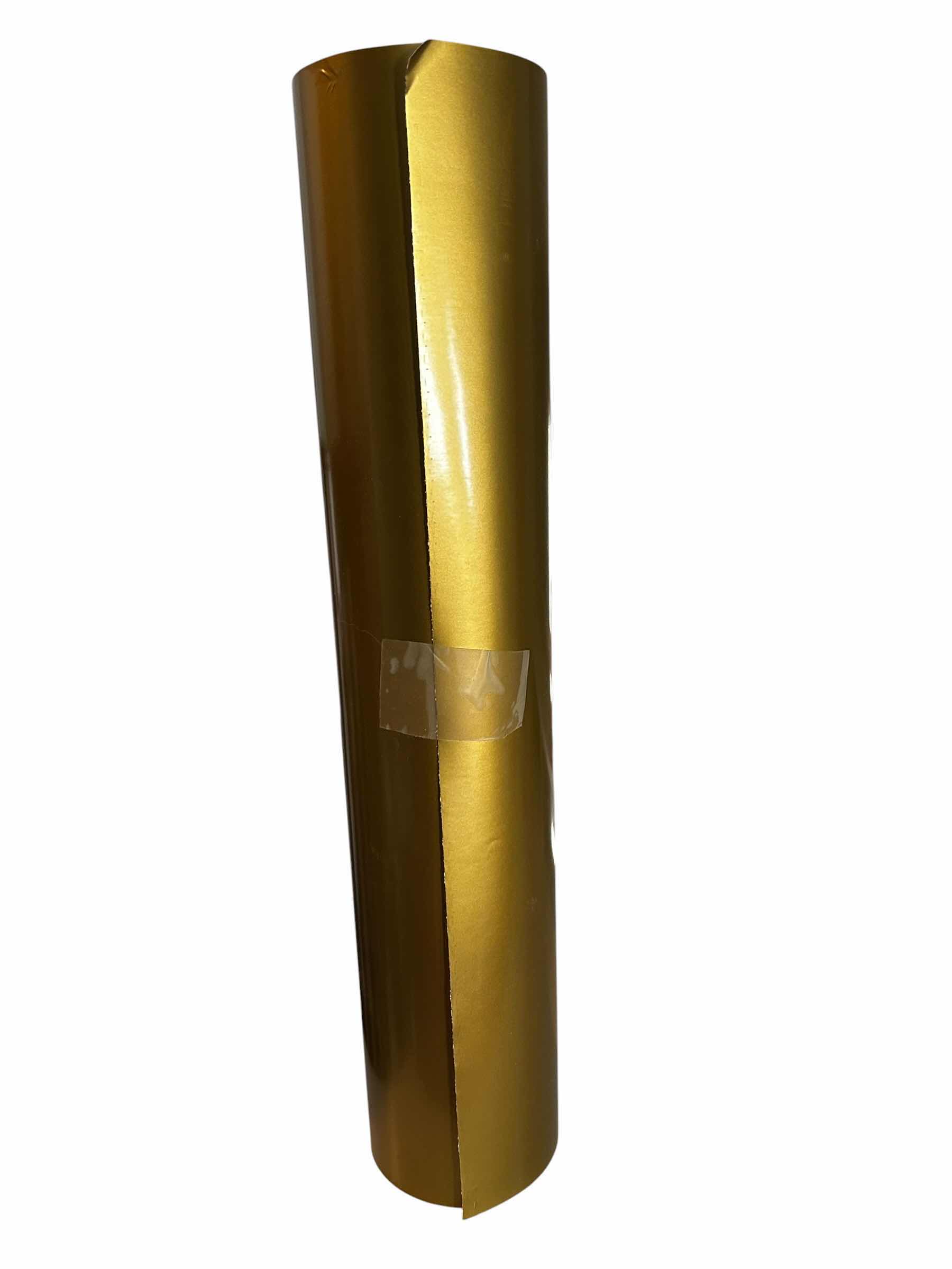 Photo 1 of ROLL OF MATTE GOLD HEAT TRANSFER VINYL H 2'