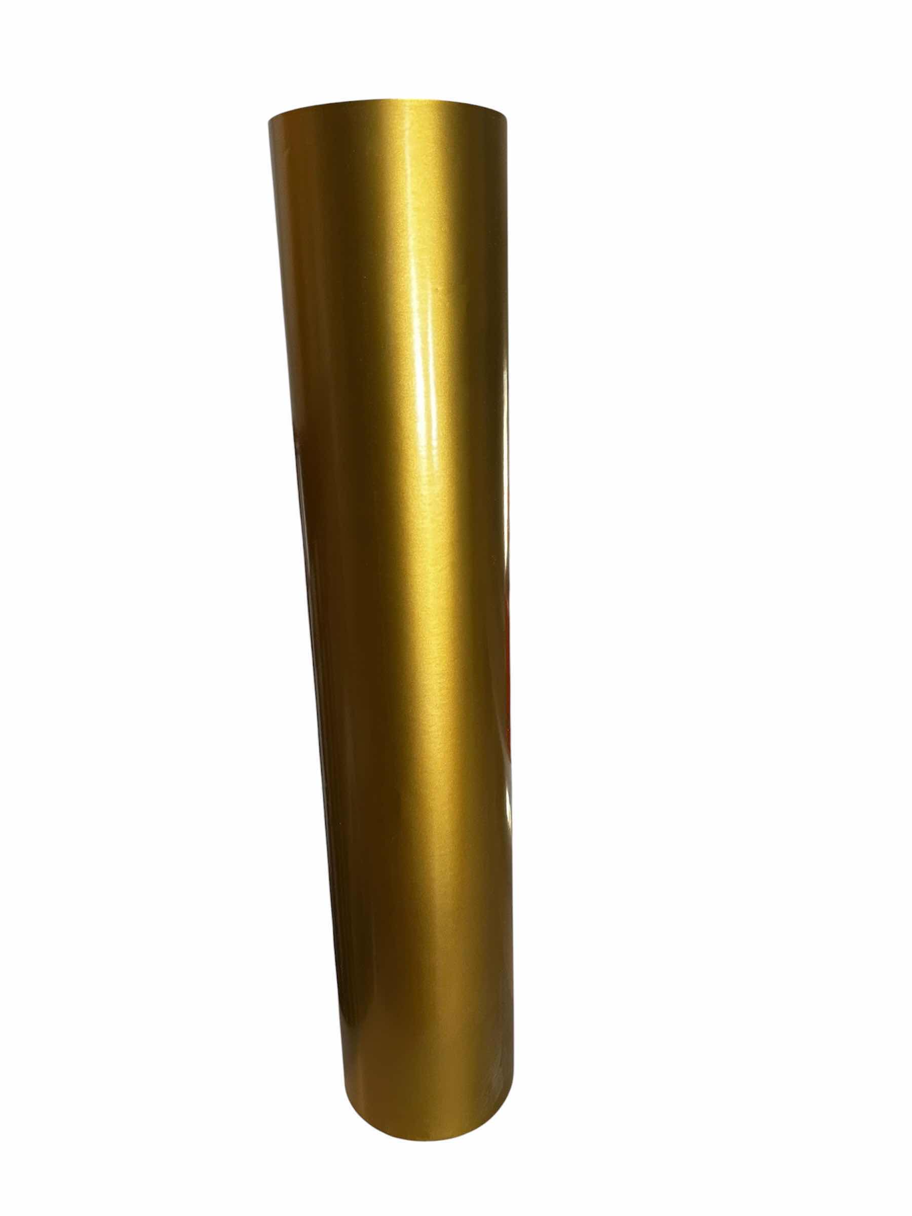 Photo 1 of ROLL OF MATTE GOLD HEAT TRANSFER VINYL H 2'