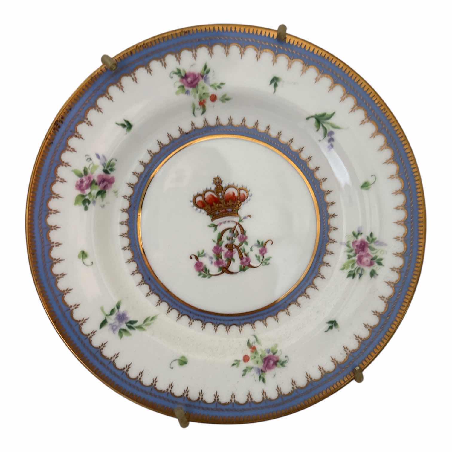 Photo 1 of VINTAGE BUCKINGHAM PALACE PORCELAIN PLATE D6.5”