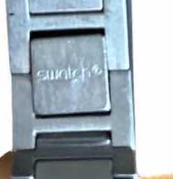 Photo 1 of VINTAGE SWISS SWATCH PURE BLACK MODEL
