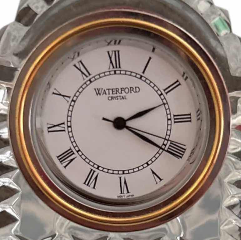 Photo 1 of WATERFORD CRYSTAL PETITE CLOCK H3”
