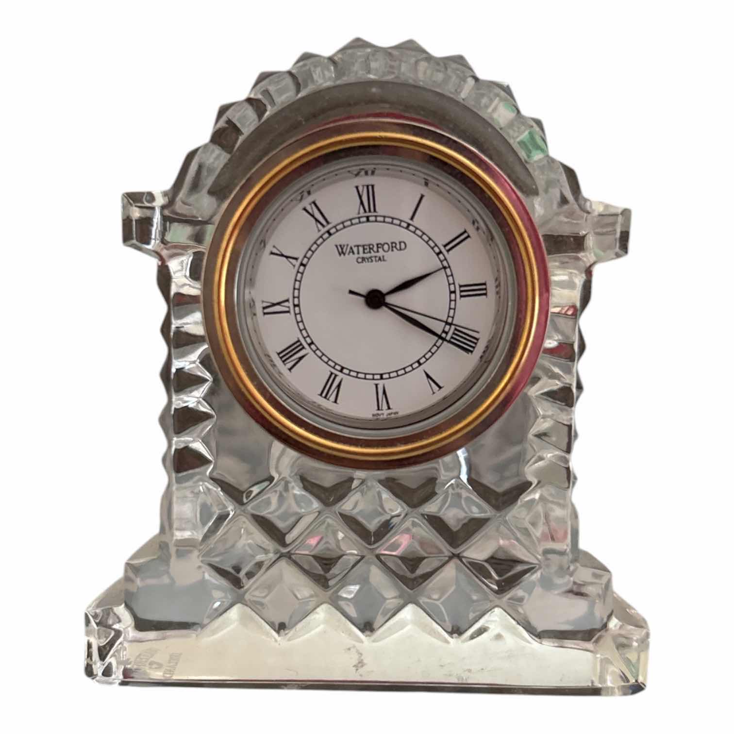 Photo 1 of WATERFORD CRYSTAL PETITE CLOCK H3”