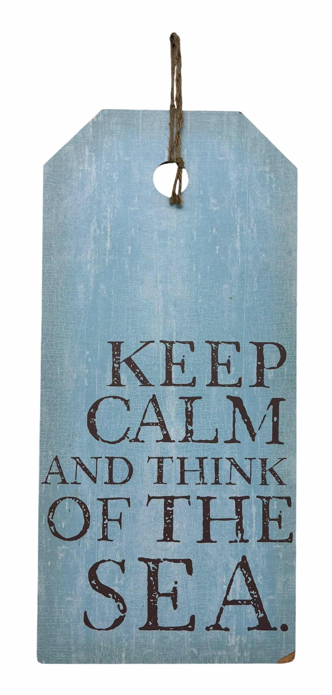 Photo 1 of WALL DECOR (KEEP CALM IS 24”H)