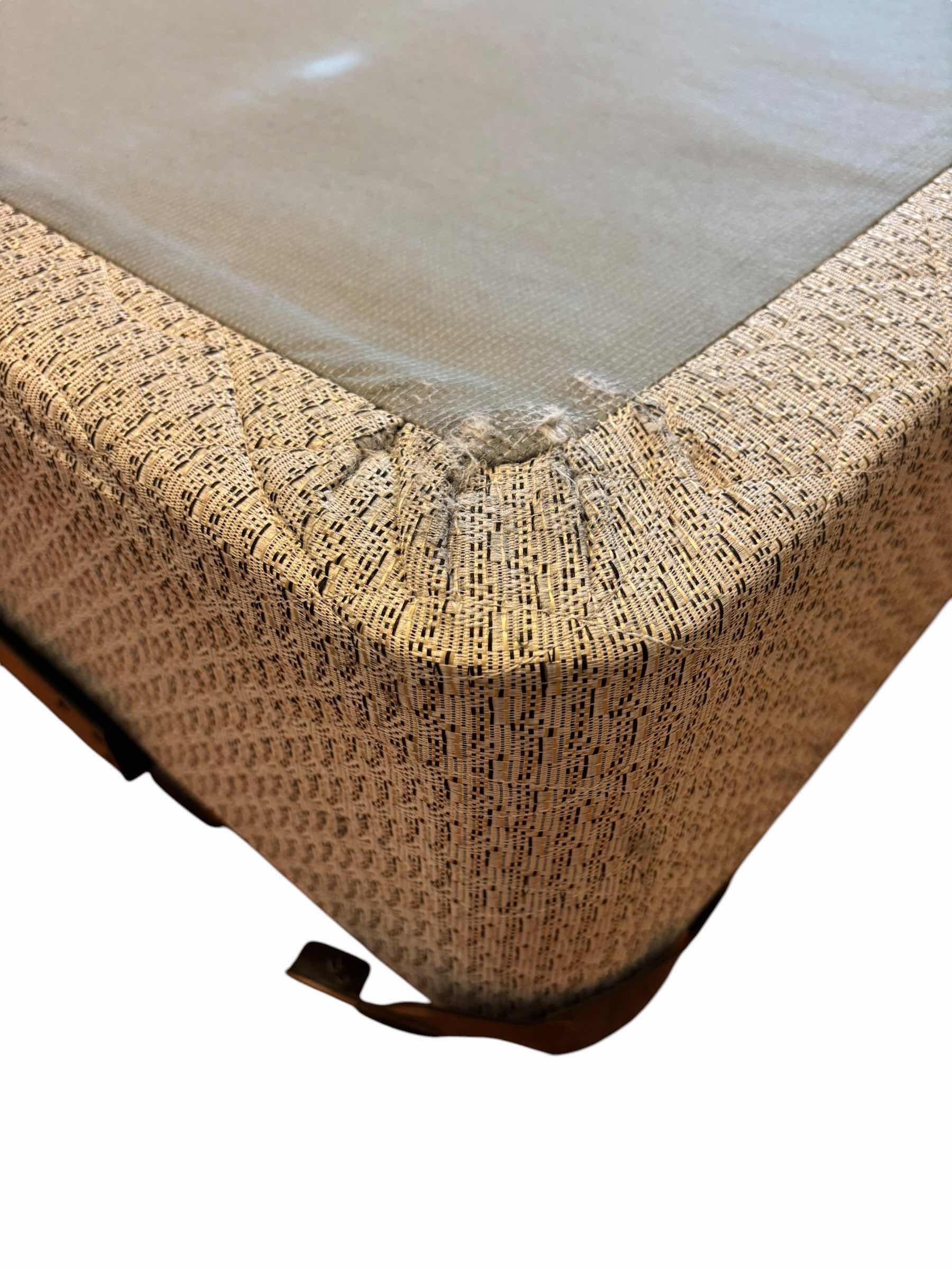 Photo 1 of QUEEN BOX SPRING WITH ROLLING FRAME