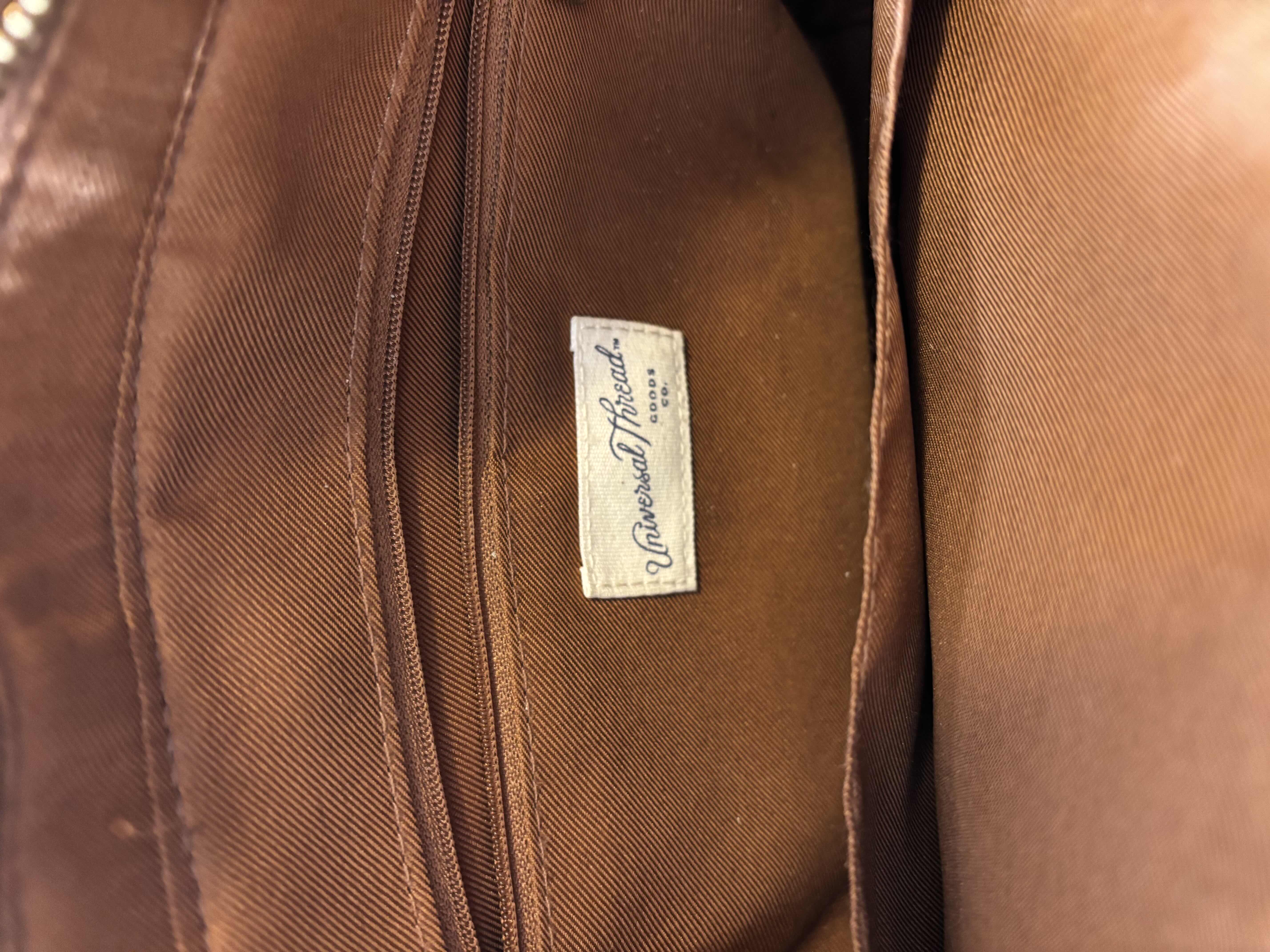Photo 1 of UNIVERSAL THREAD FAUX LEATHER SATCHEL