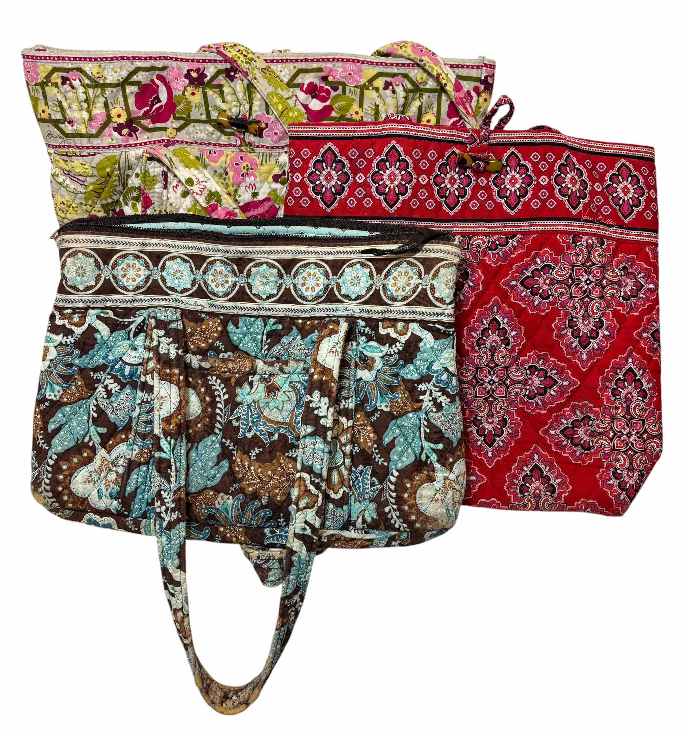 Photo 1 of VERA BRADLEY QUILTED TOTES (3)