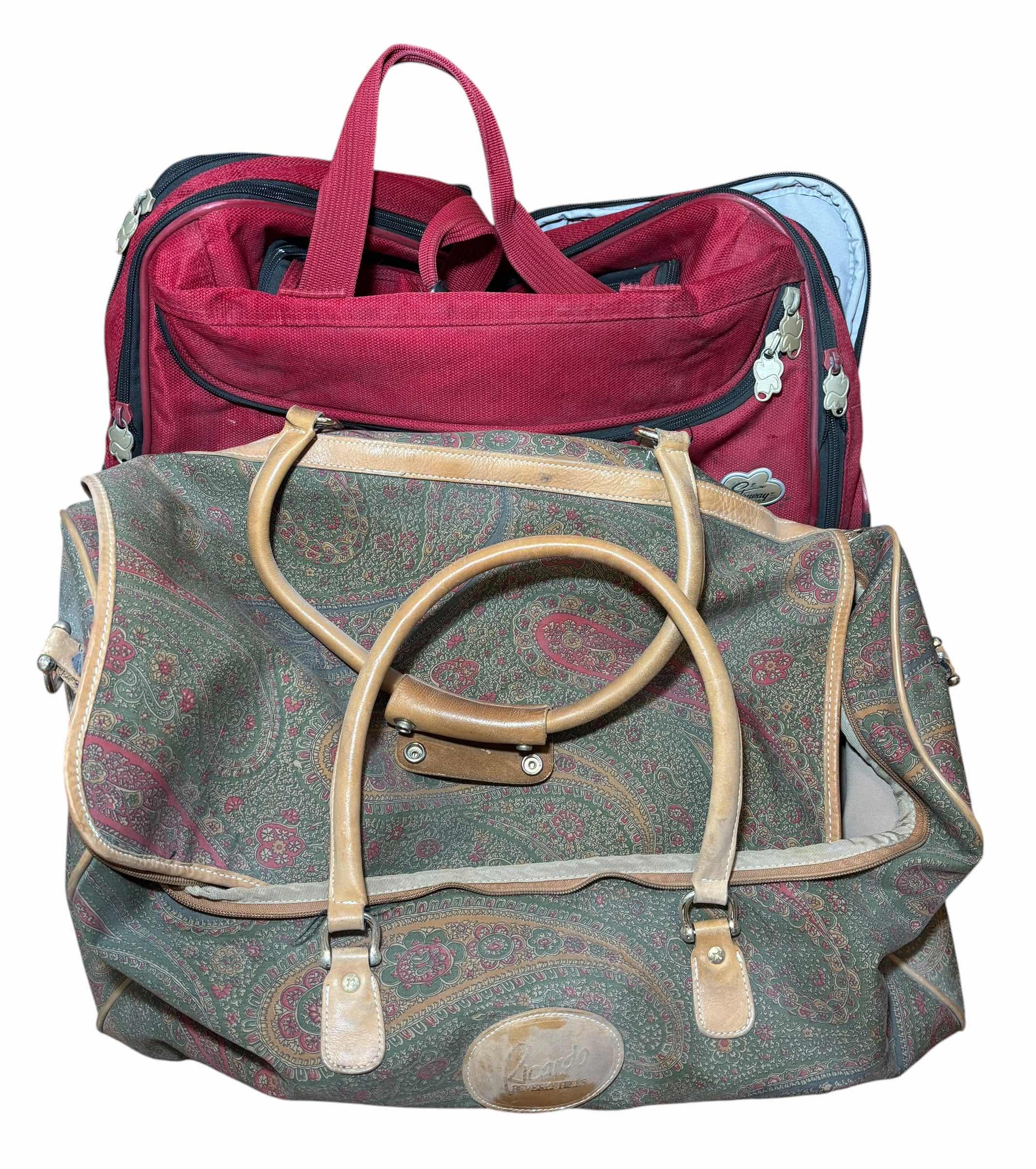 Photo 1 of DUFFLE BAGS (2) - ONE HAS A MATCHING BAG INSIDE