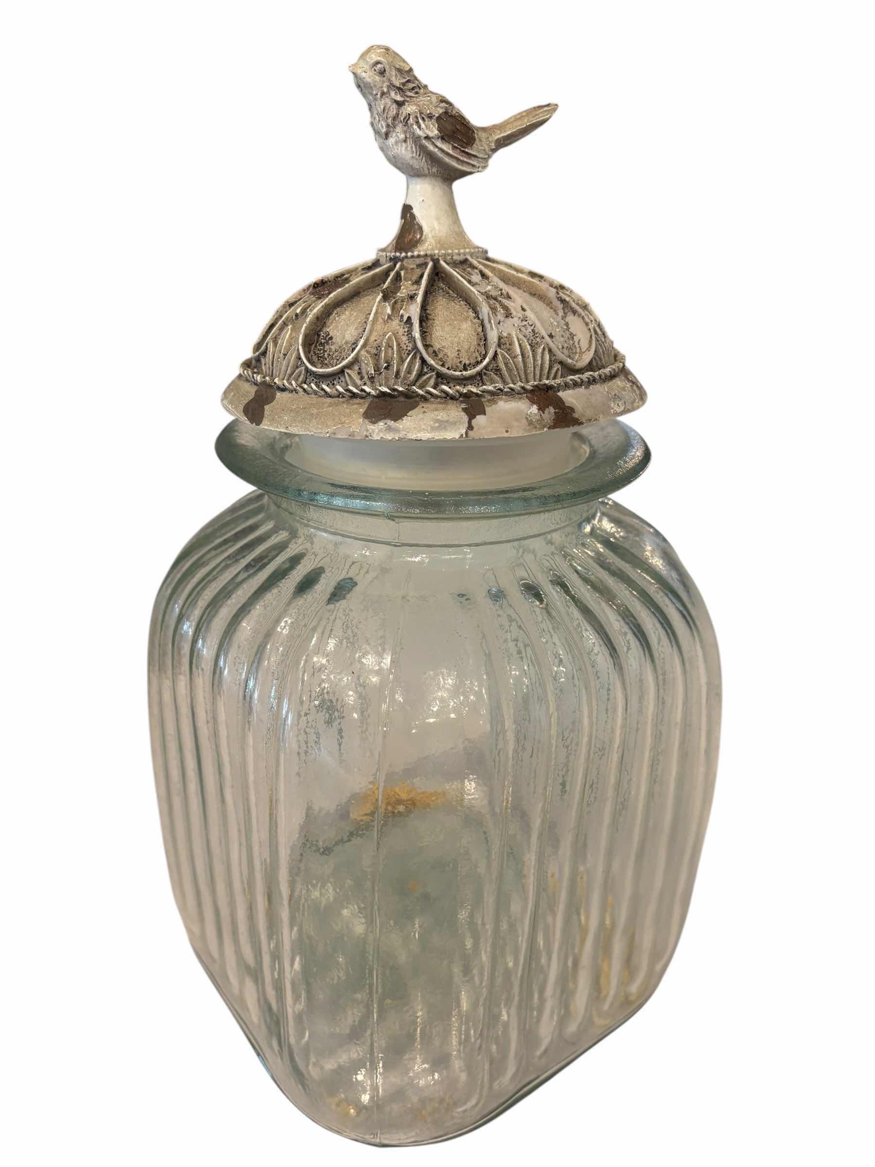 Photo 1 of VINTAGE STYLE CANDLE LANTERN H20” WITH GLASS JARS (2)