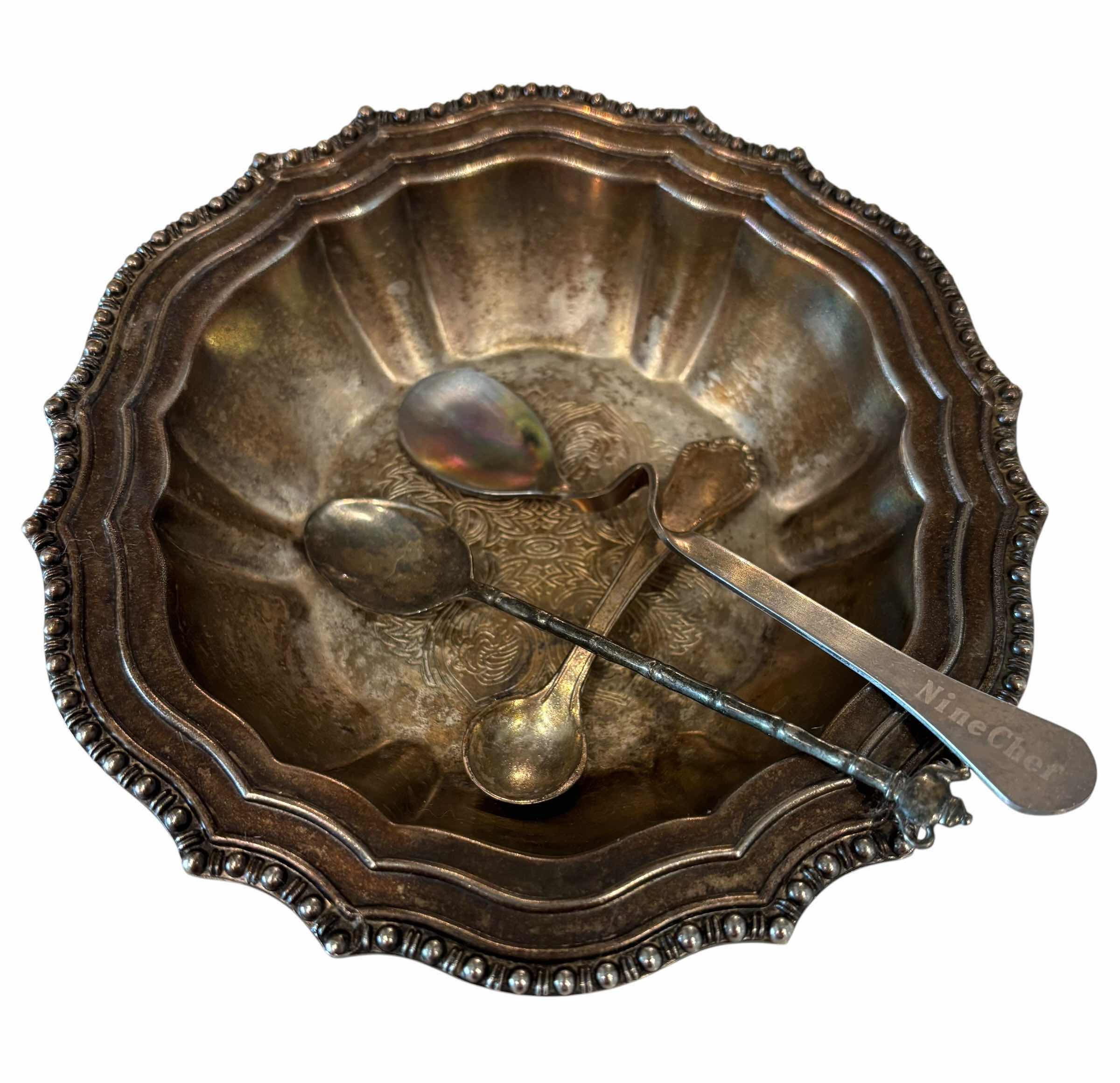 Photo 1 of SILVER SPOONS & DISH 6”D