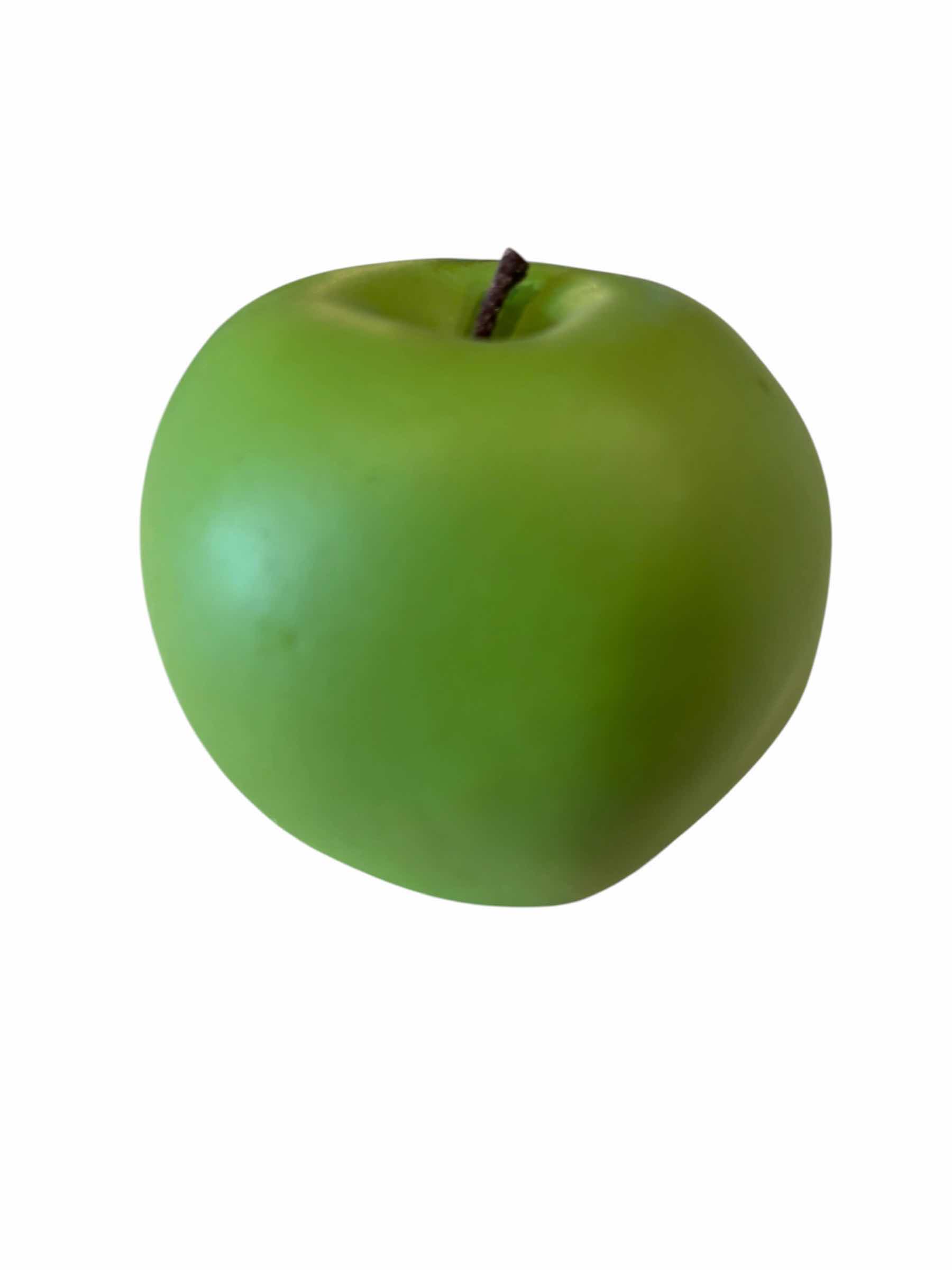 Photo 1 of PLASTIC FRUIT BOWL WITH ARTIFICIAL APPLES 11”D