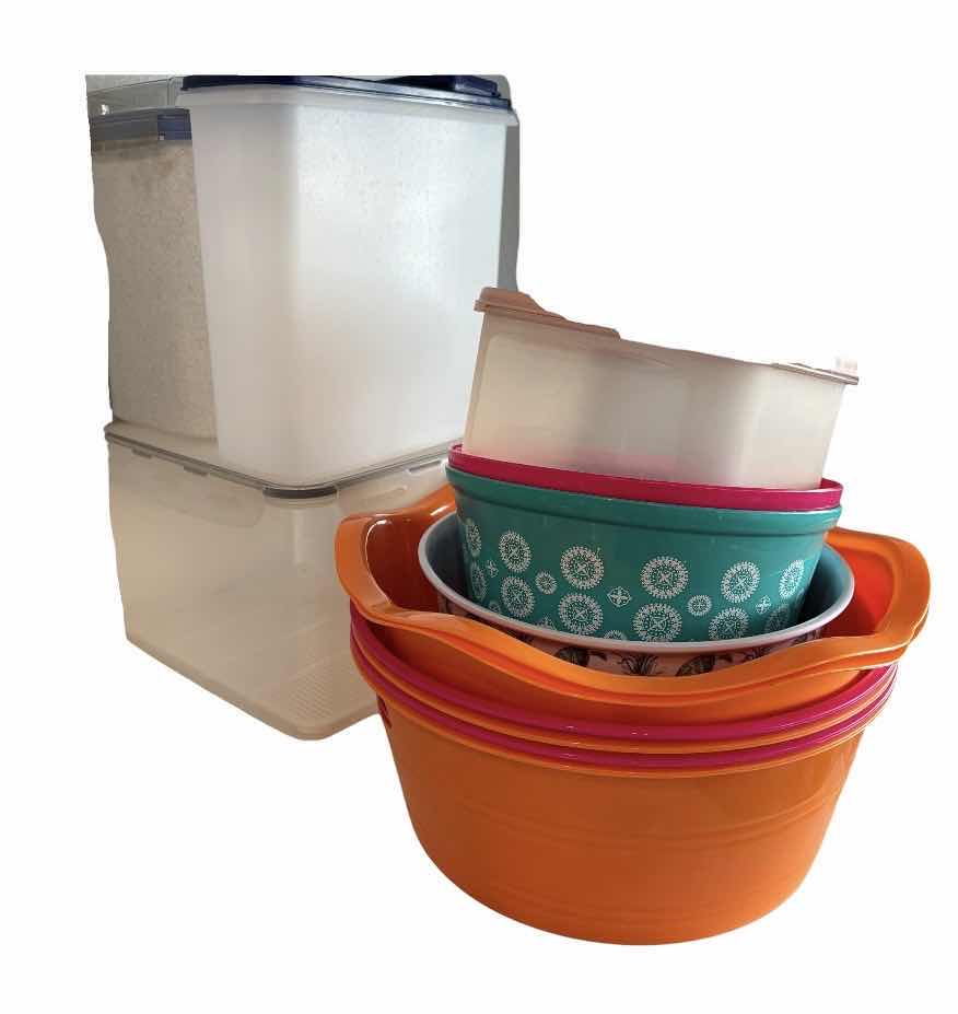 Photo 1 of TUPPERWARE & PLASTIC STORAGE CONTAINERS