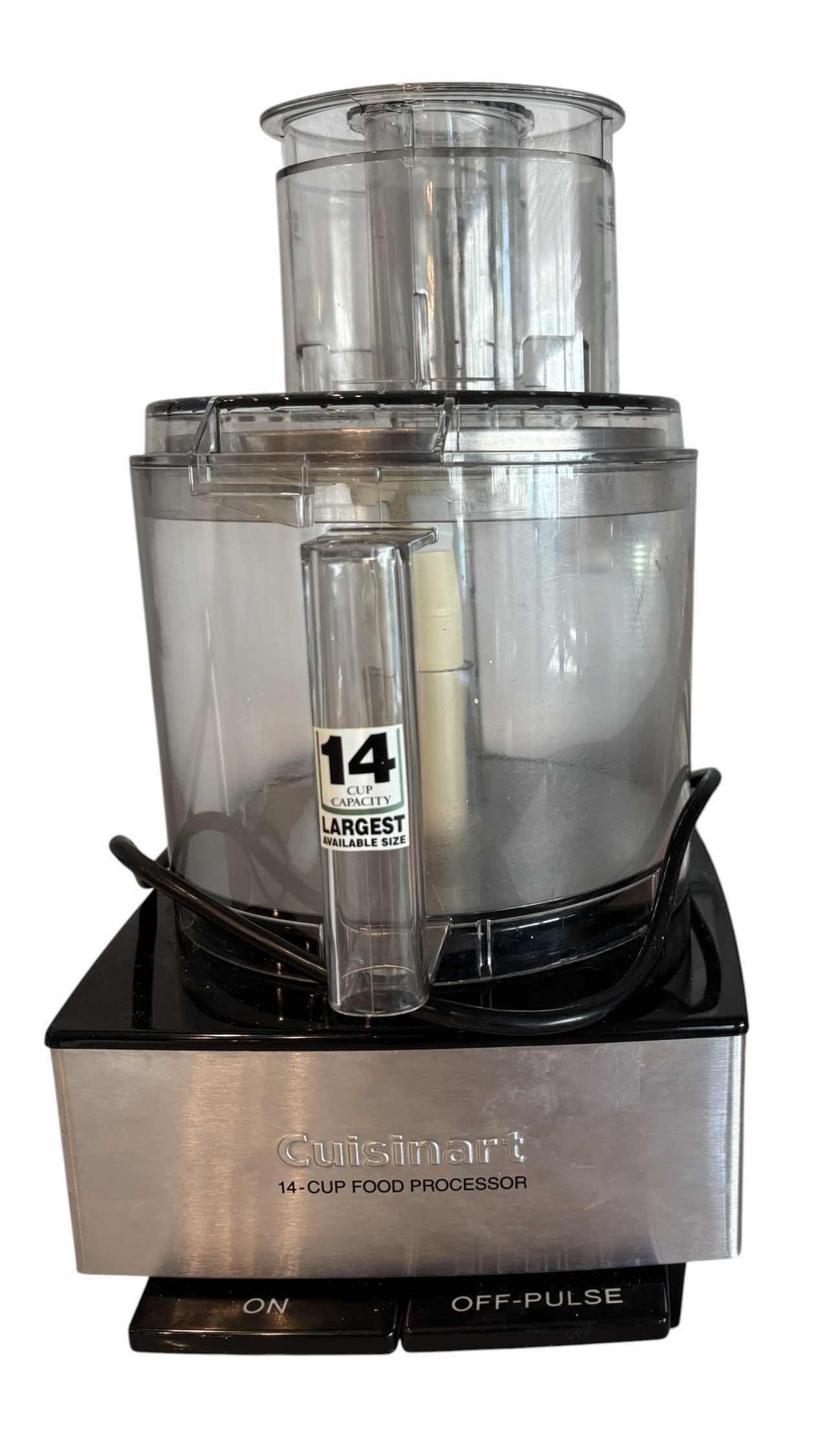 Photo 1 of CUISINART CUSTOM 14-CUP FOOD PROCESSOR WITH ACCESSORIES $320
