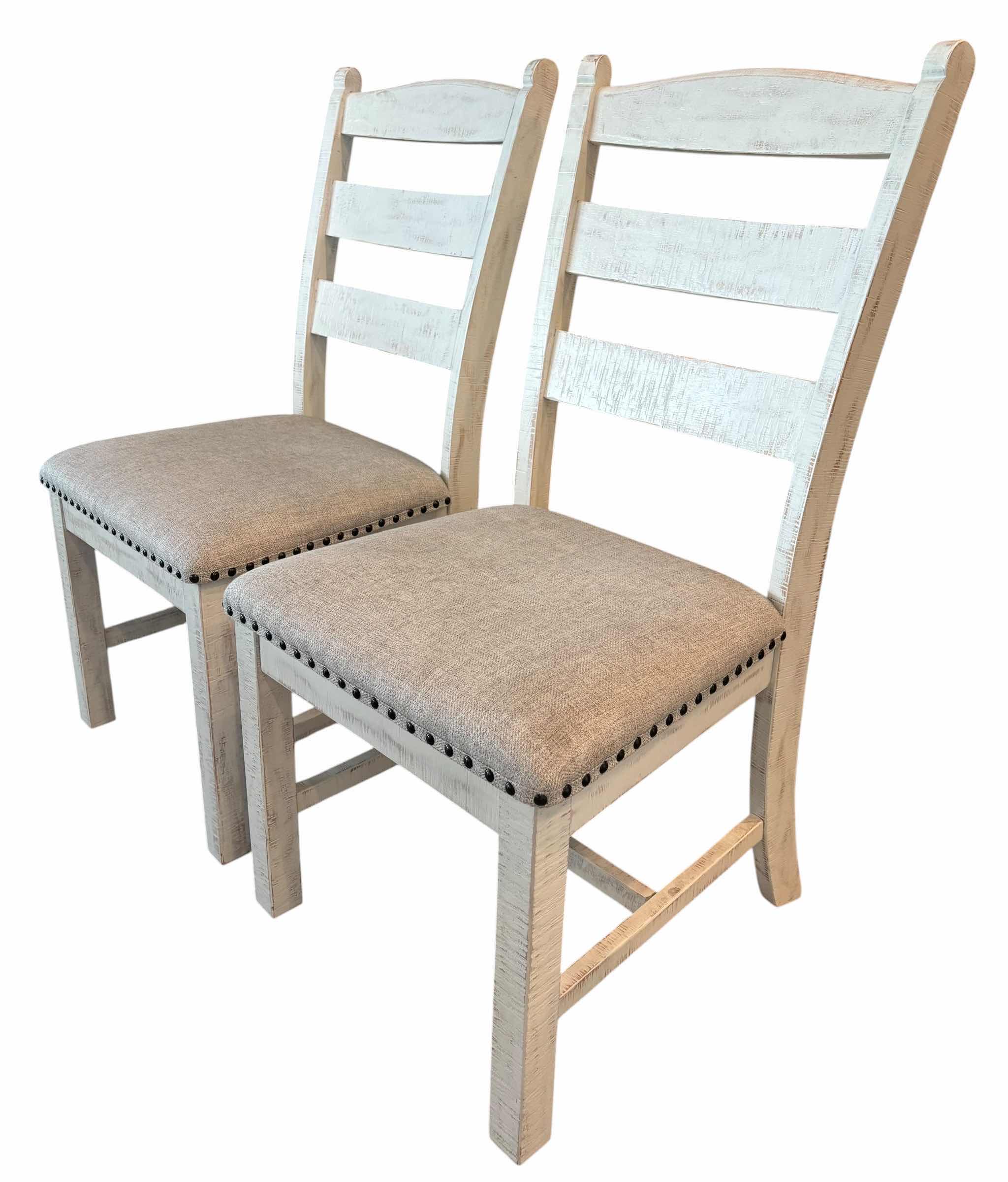 Photo 1 of CHAIRS (2) 18” TO SEAT, 39” TO TOP OF BACK