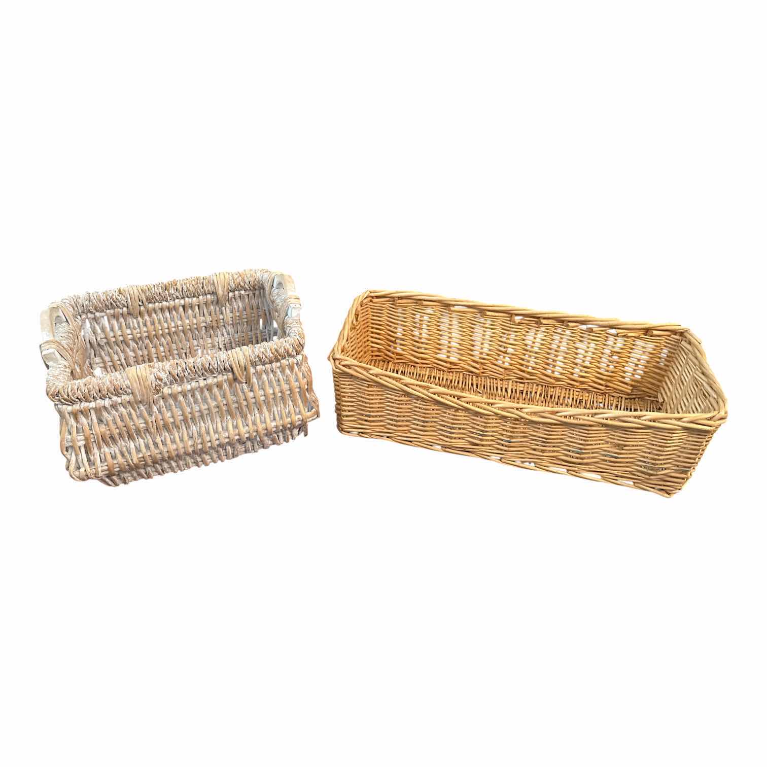 Photo 1 of (5)PCS WICKER BASKETS TALLEST H9”