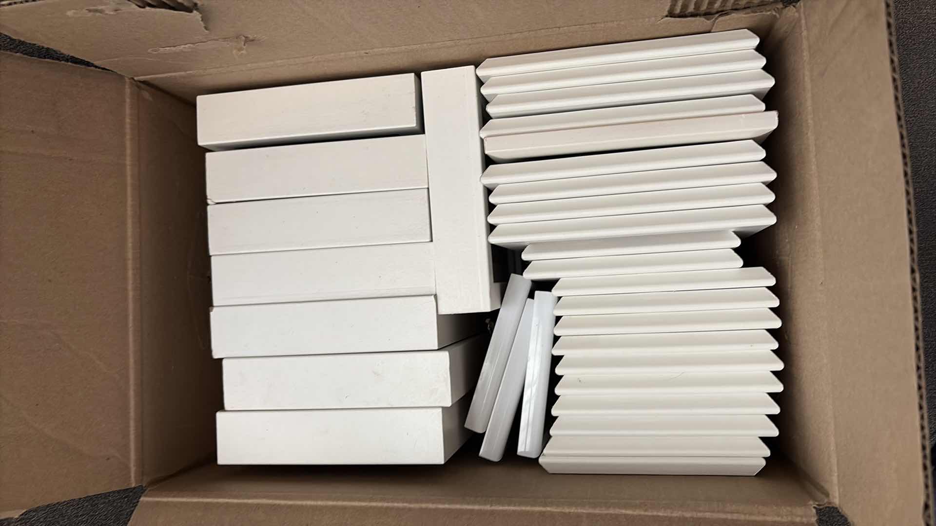 Photo 1 of BOX OF WHITE PICTURE FRAMES -MOST ARE NEW
