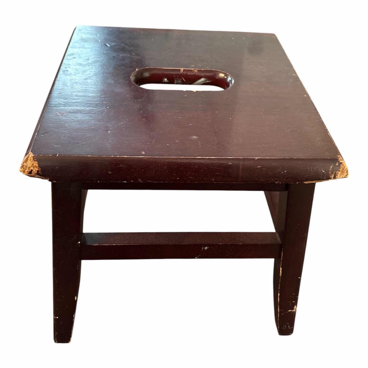 Photo 1 of (2)PCS WOODEN STOOL H12”