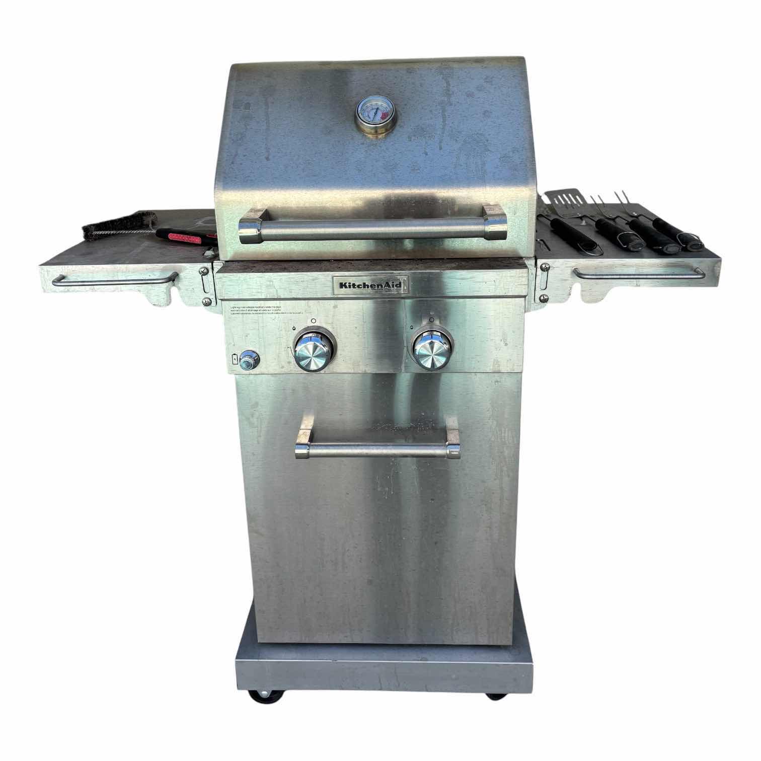 Photo 1 of KITCHENAID BBQ WITH TOOLS & PROPANE TANK