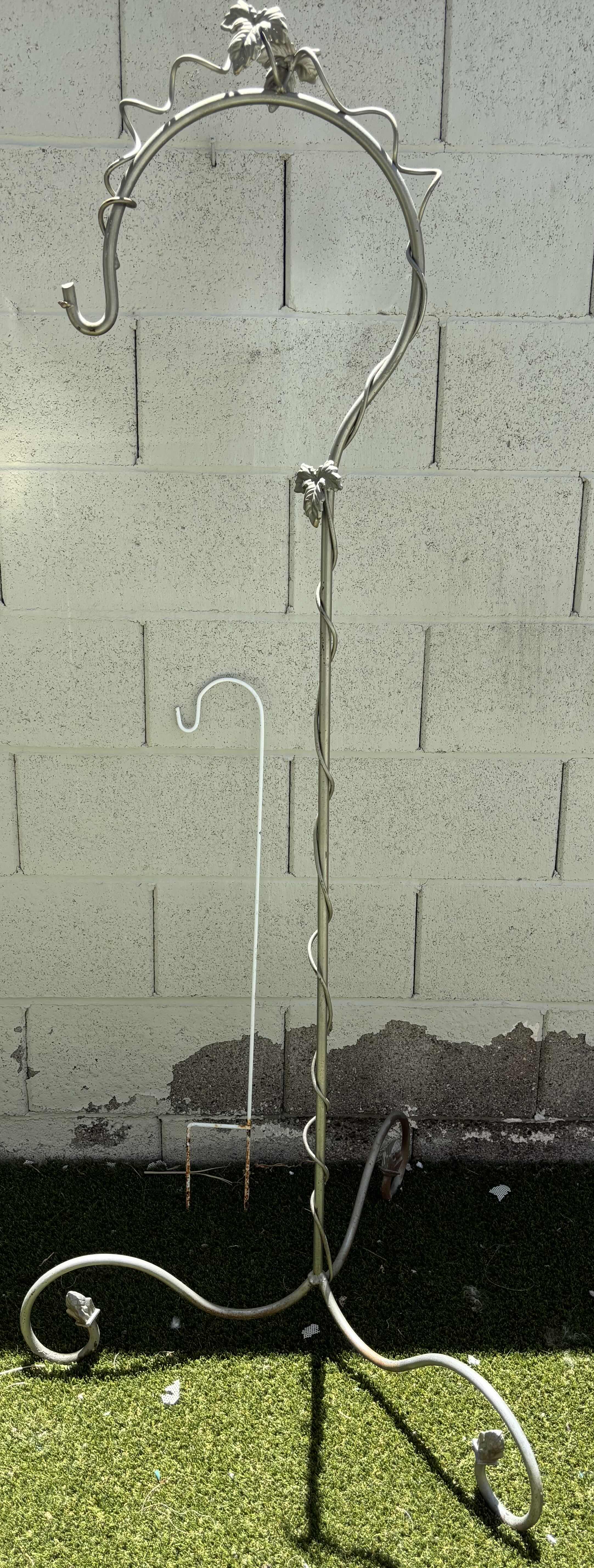 Photo 1 of OUTDOOR SHEPHERD HOOKS (2) (TALLEST H61”)