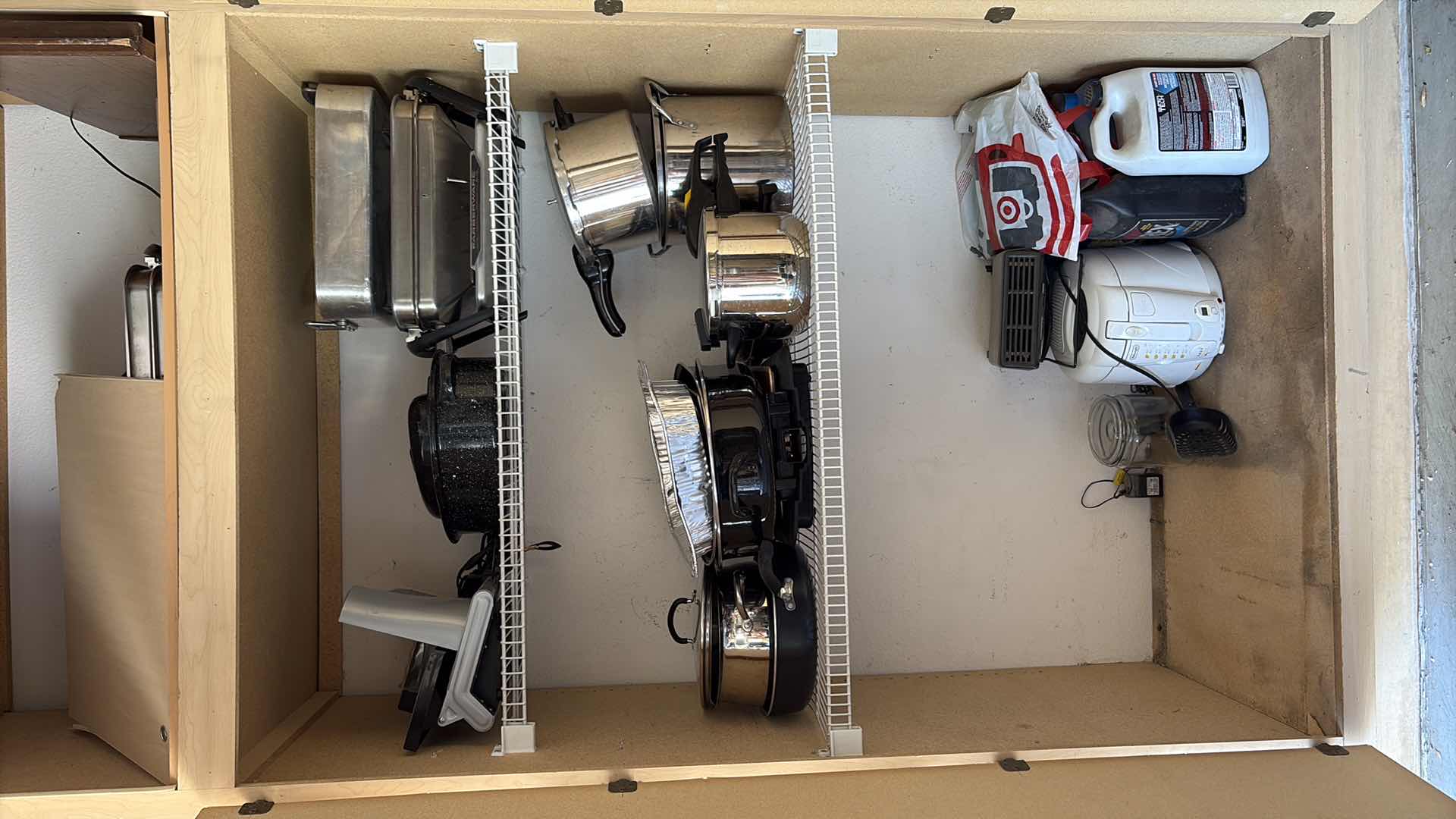 Photo 1 of CONTENTS OF GARAGE SHELVING - COOKING PITS AND PANS