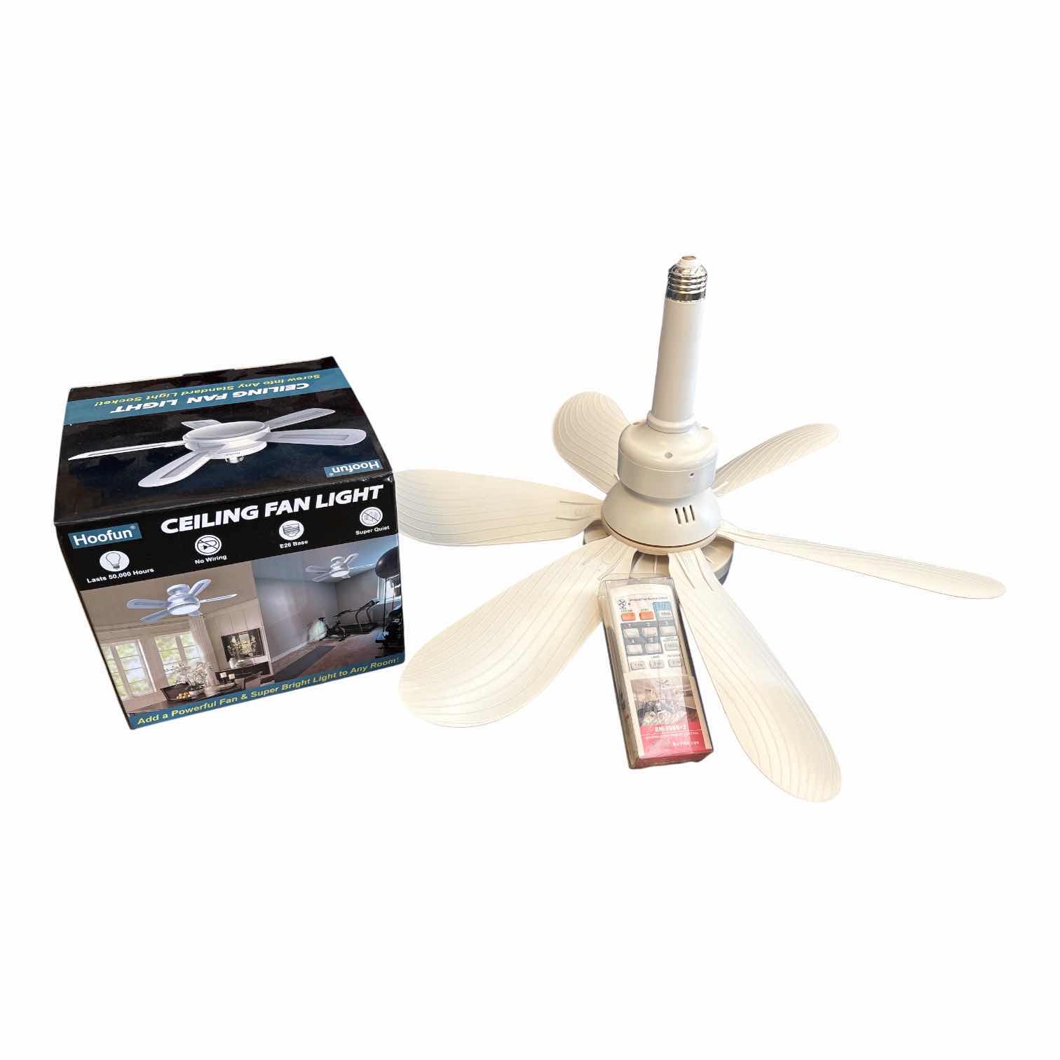 Photo 1 of (3)PCS CEILING FANS-VARIETY OF SIZES LONGEST L18.5”