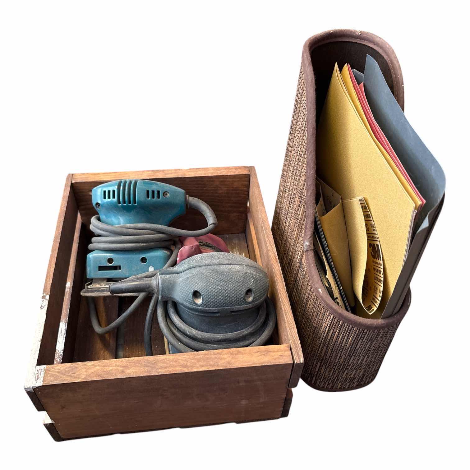 Photo 1 of (2)PCS ELECTRIC FINISHING SANDER W/SANDING PAPER