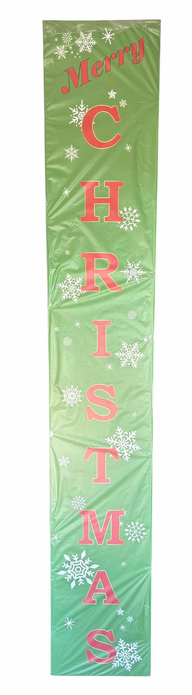 Photo 1 of CHRISTMAS MATS (3), MERRY CHRISTMAS SIGN (DOUBLE SIDED) & POOL NOODLE CANDY CANES