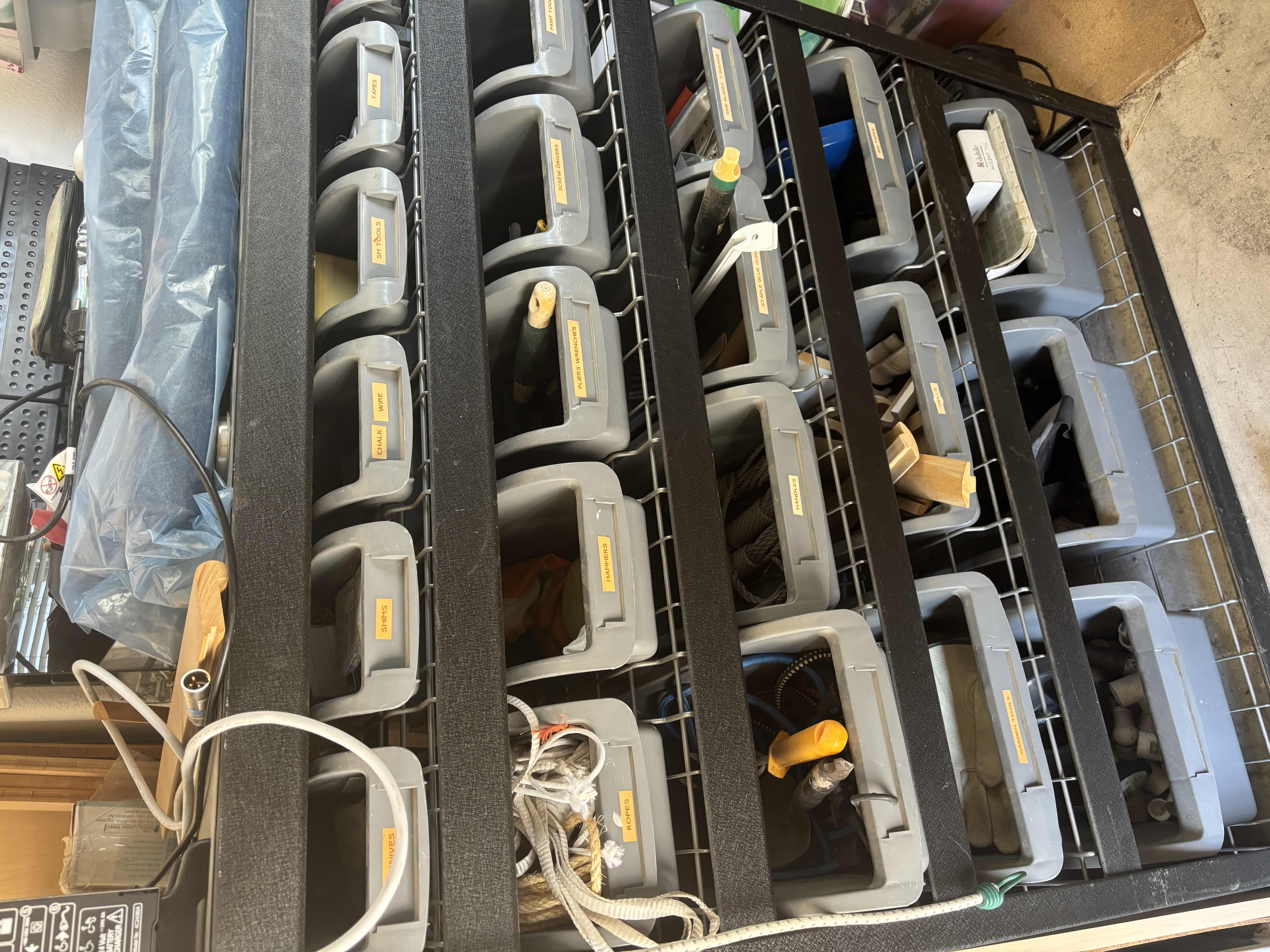 Photo 1 of INDUSTRIAL STORAGE SHELVING UNIT, ALL CONTENTS INCLUDED