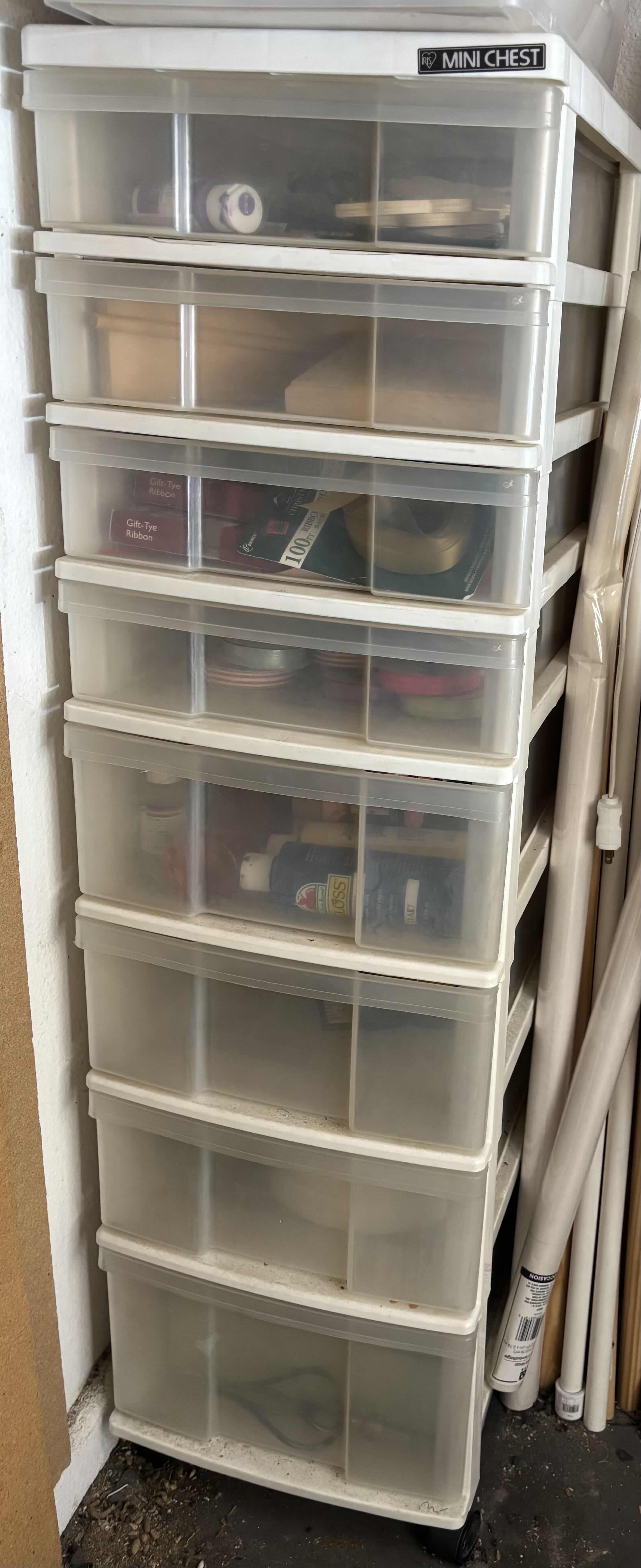 Photo 1 of PLASTIC DRAWER STORAGE H44”