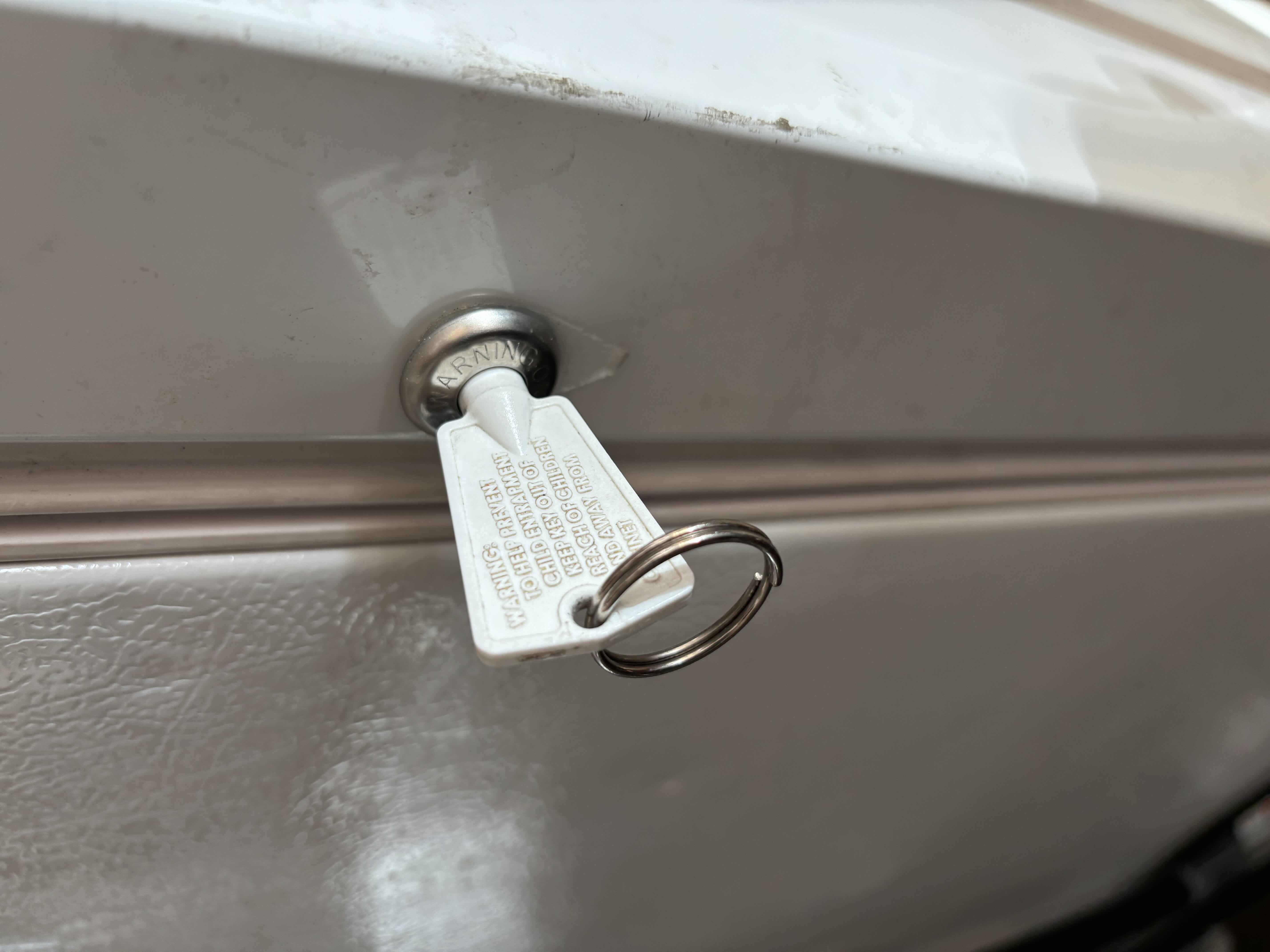 Photo 1 of FRIGIDAIRE UPRIGHT FREEZER WITH KEY