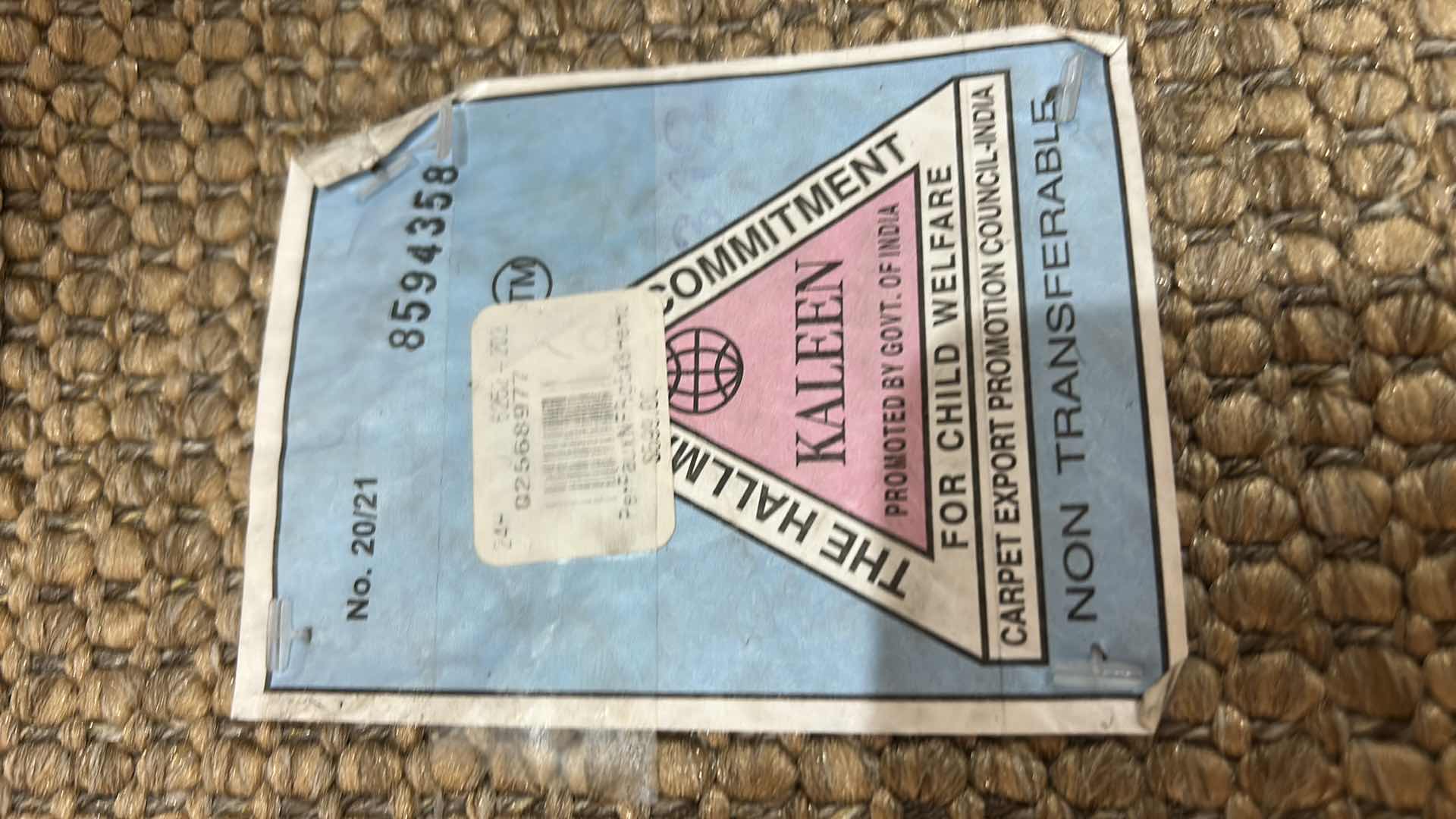 Photo 1 of AREA RUG FROM POTTERY BARN 58” X 8’