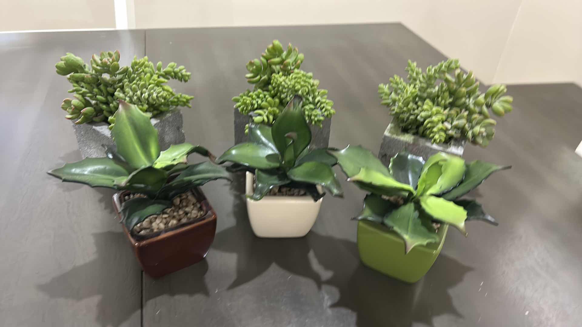 Photo 1 of 6 PC HOME DECOR - FAUX PLANTS H6.5”