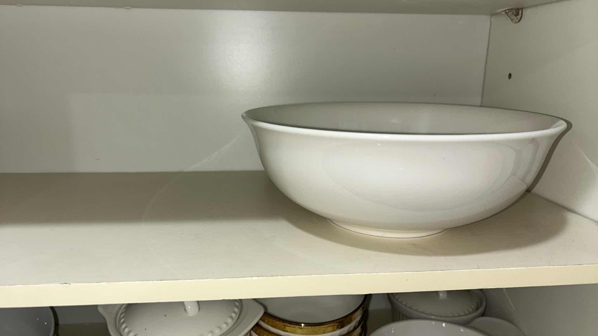 Photo 1 of CONTENTS IN KITCHEN CABINET COFFEE MUGS , BOWLS, PLATES AND MORE