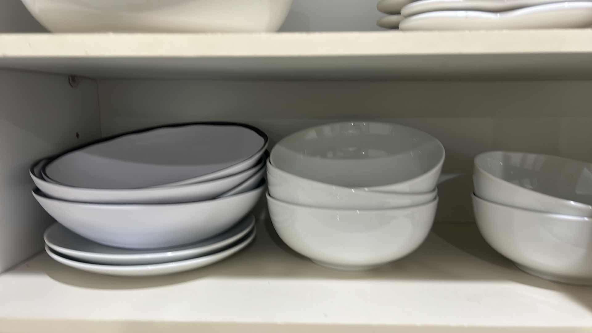 Photo 1 of CONTENTS IN KITCHEN CABINET COFFEE MUGS , BOWLS, PLATES AND MORE