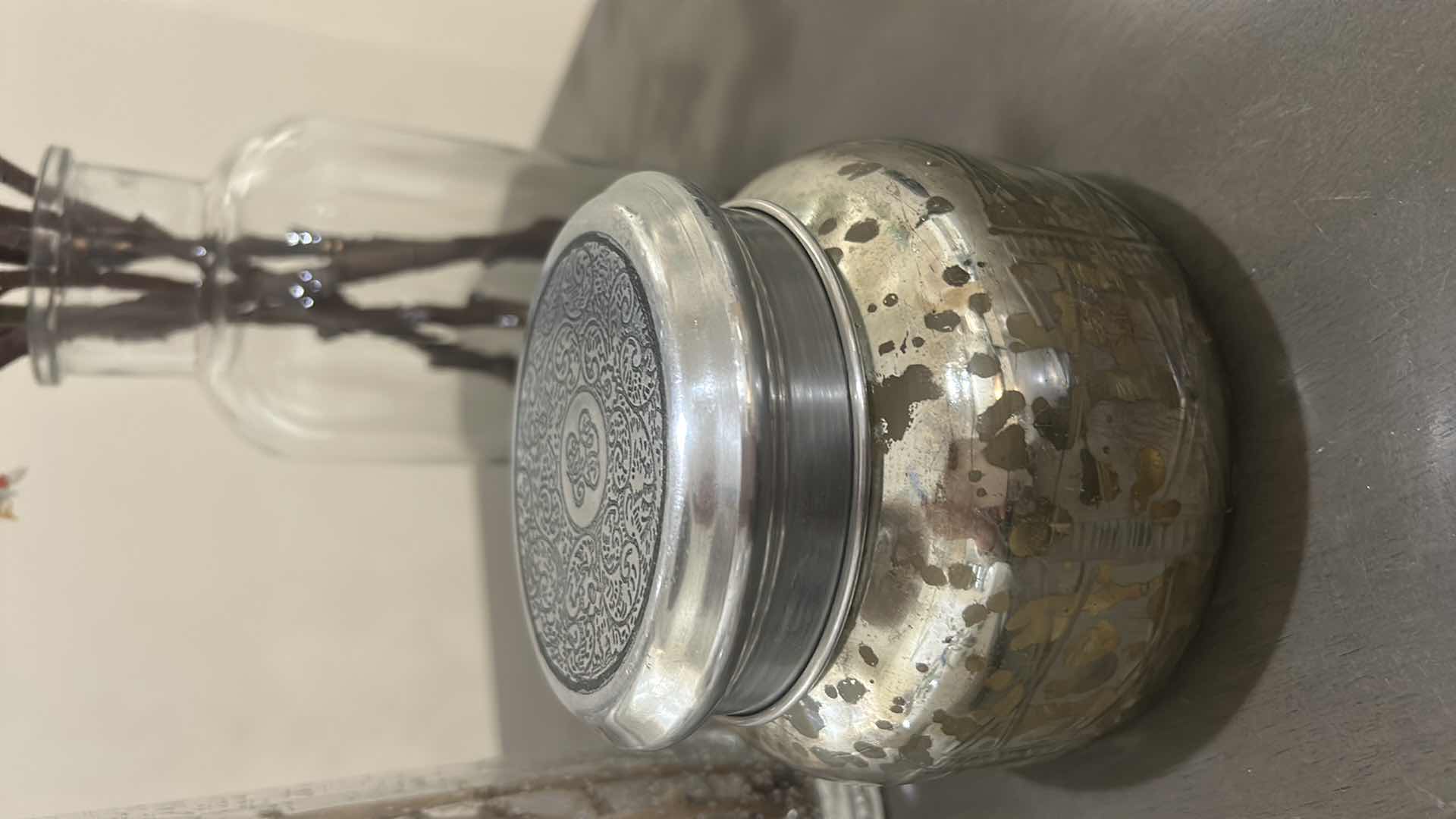 Photo 1 of HOME DECOR - VASES, MERCURY, JAR, AND FAUX FLORALS