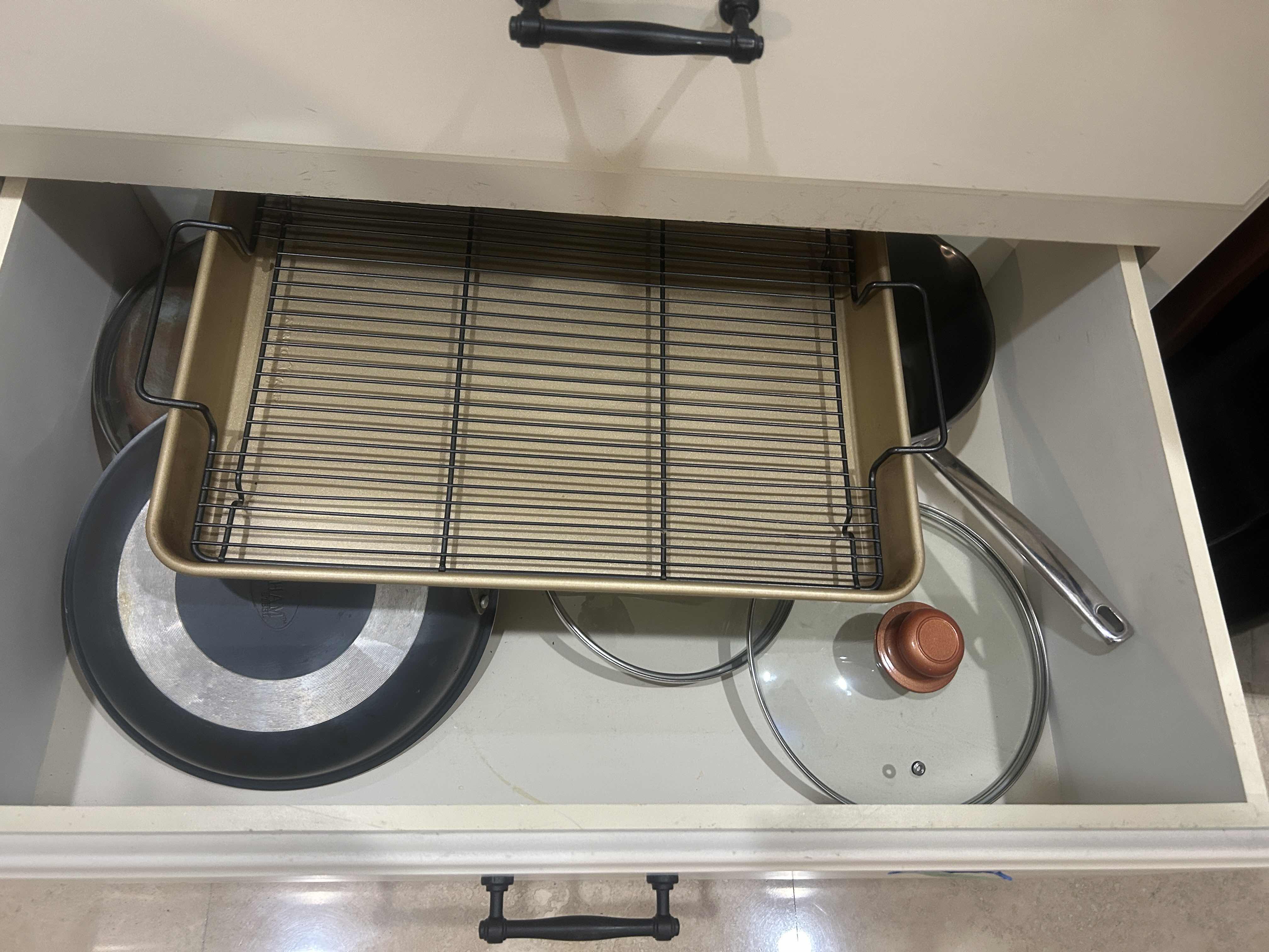Photo 1 of CONTENTS OF KITCHEN DRAWER, SKILLETS AND MORE