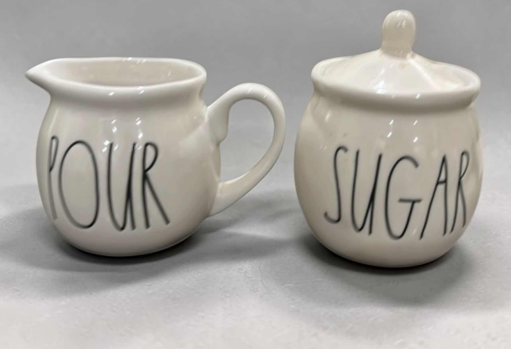 Photo 1 of RAE DUNN ARTISAN COLLECTION, CREAM, AND SUGAR