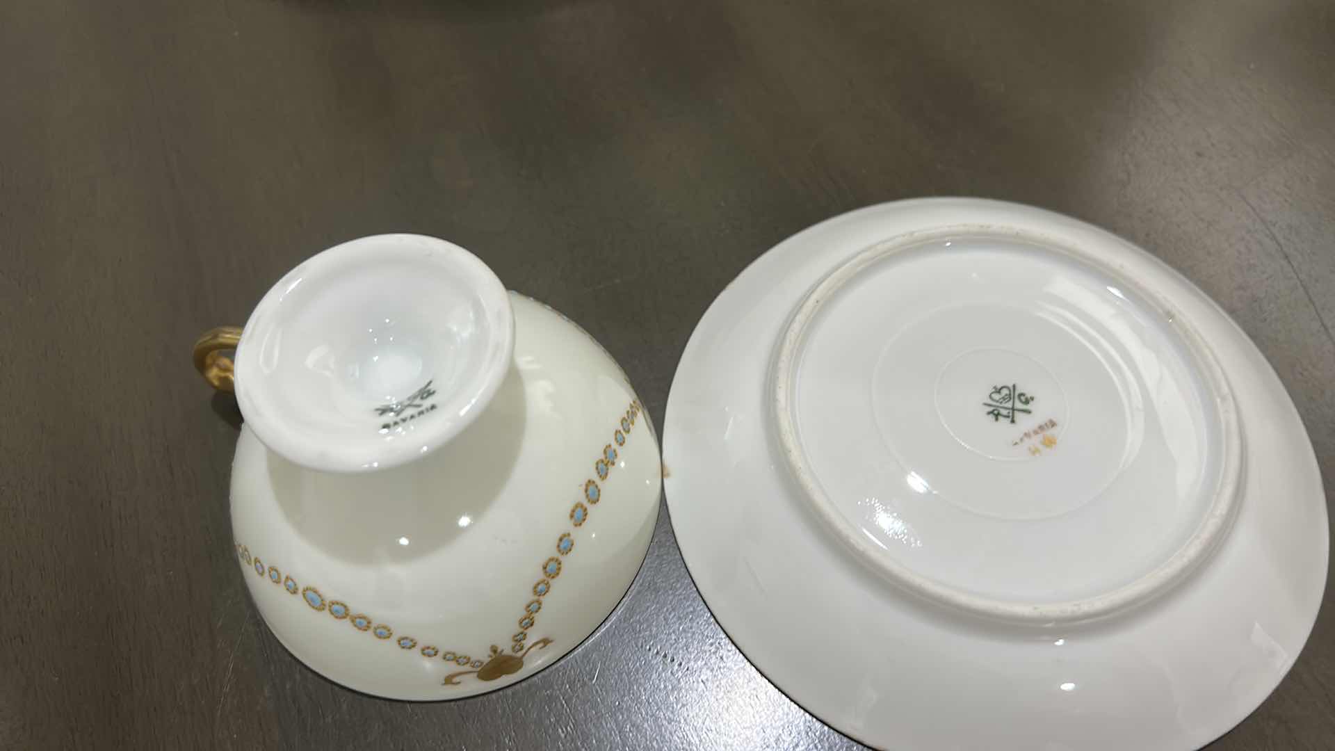Photo 1 of SPOON HOLDER FROM ITALY, TEA CUP & SAUCER FROM BAVARIA AND MORE