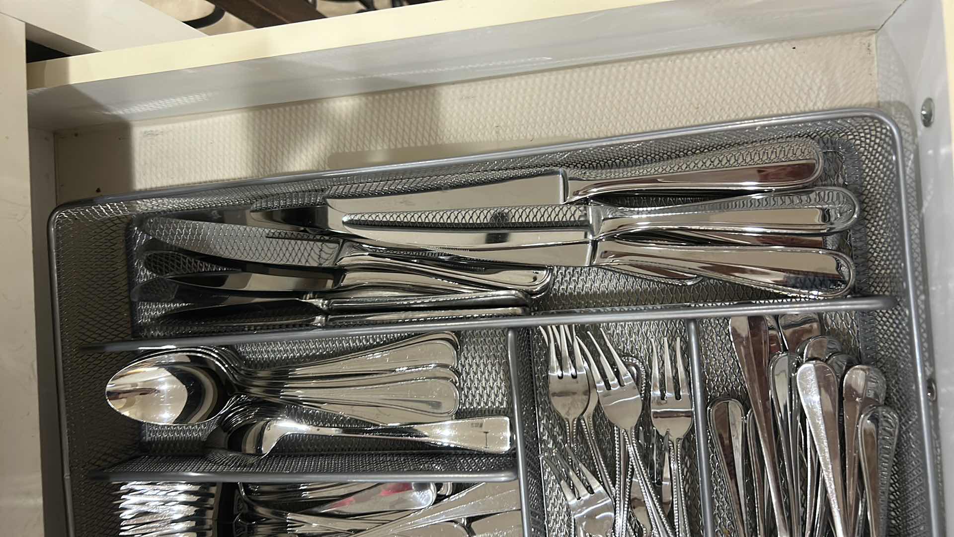 Photo 1 of TWO DRAWERS FULL OF KITCHEN, UTENSILS, SILVERWARE, KNIVES, AND MORE
