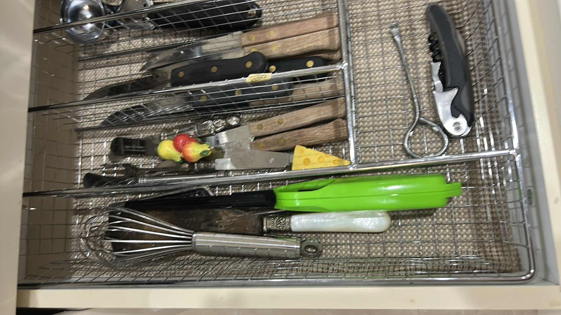 Photo 1 of TWO DRAWERS FULL OF KITCHEN, UTENSILS, SILVERWARE, KNIVES, AND MORE